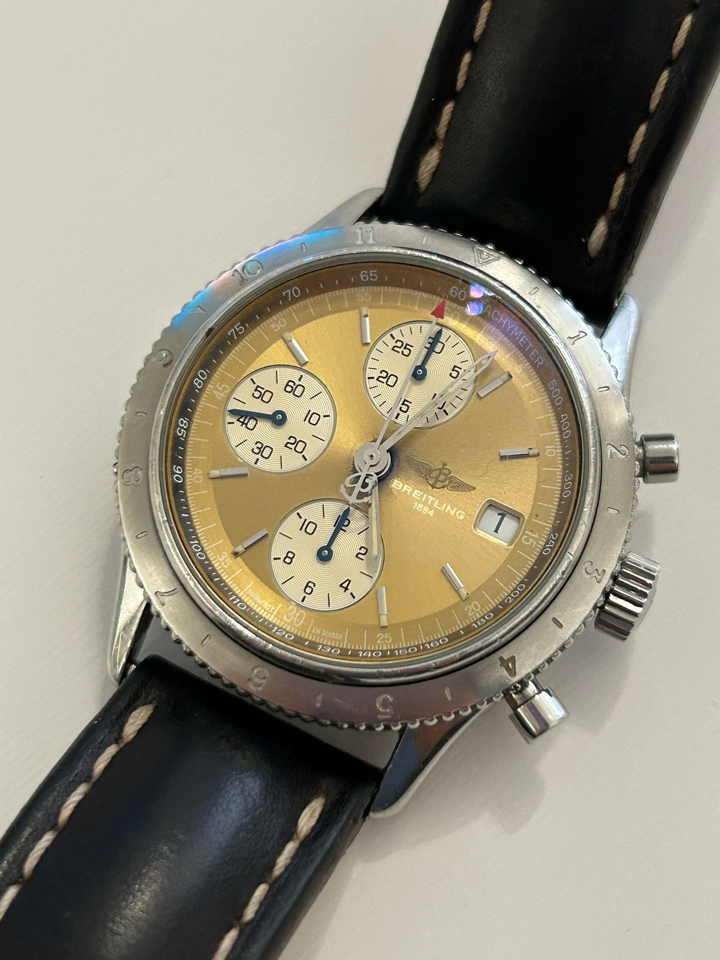 Breitling A13023 gmt navitimer Golden dial