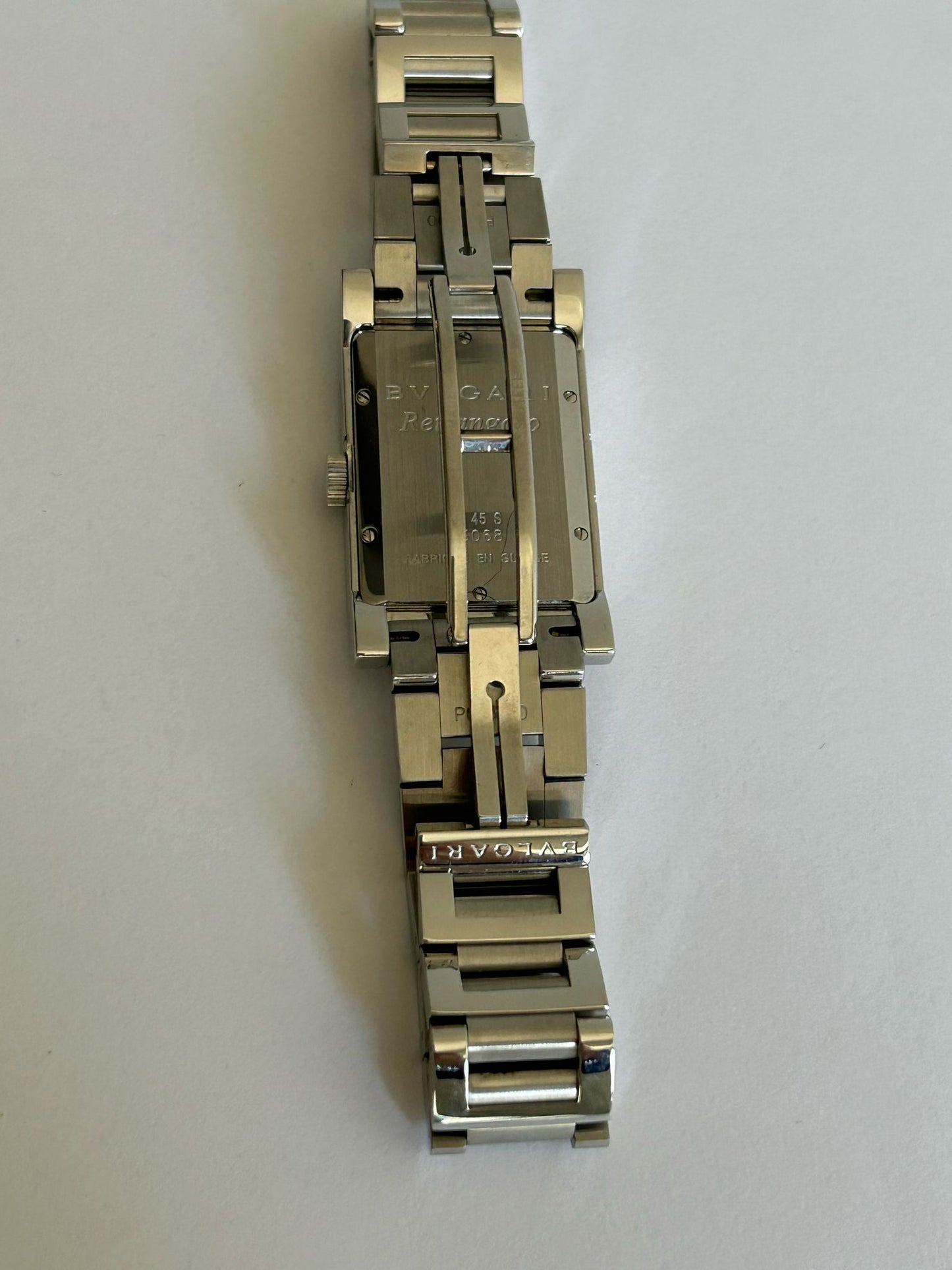 Bvlgari Rettangolo rt45s original paper