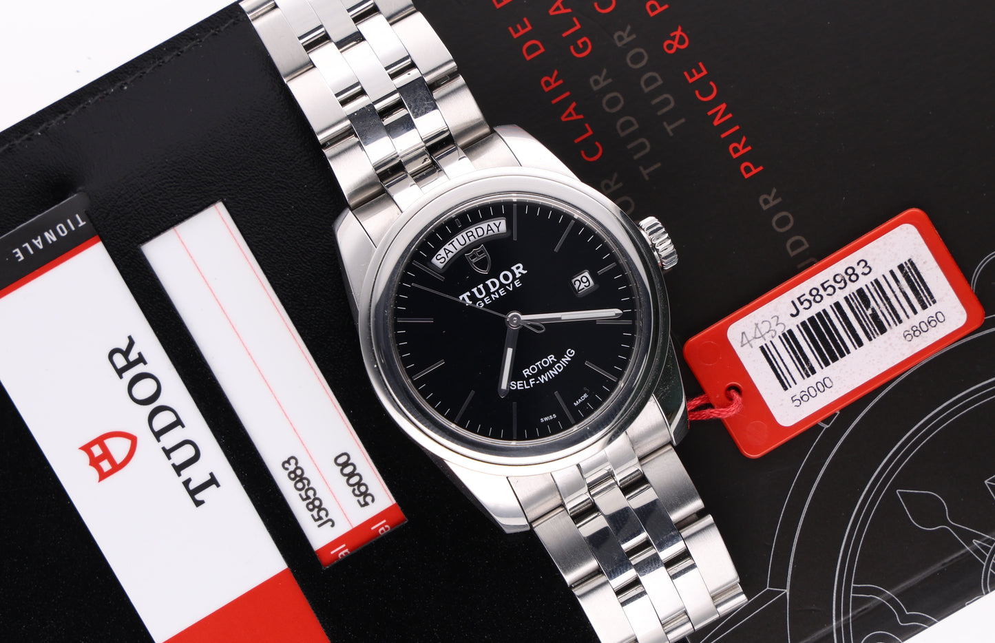 Tudor 56000 Black dial card