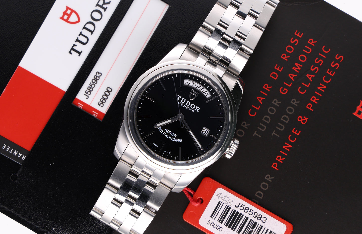 Tudor 56000 Black dial card