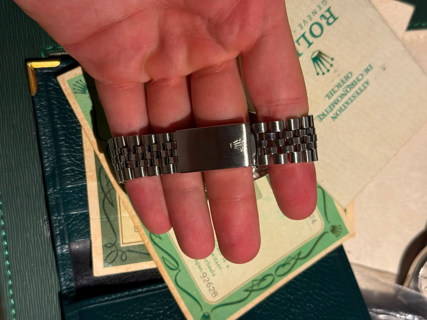 Rolex datejust 1601 paper and COSC