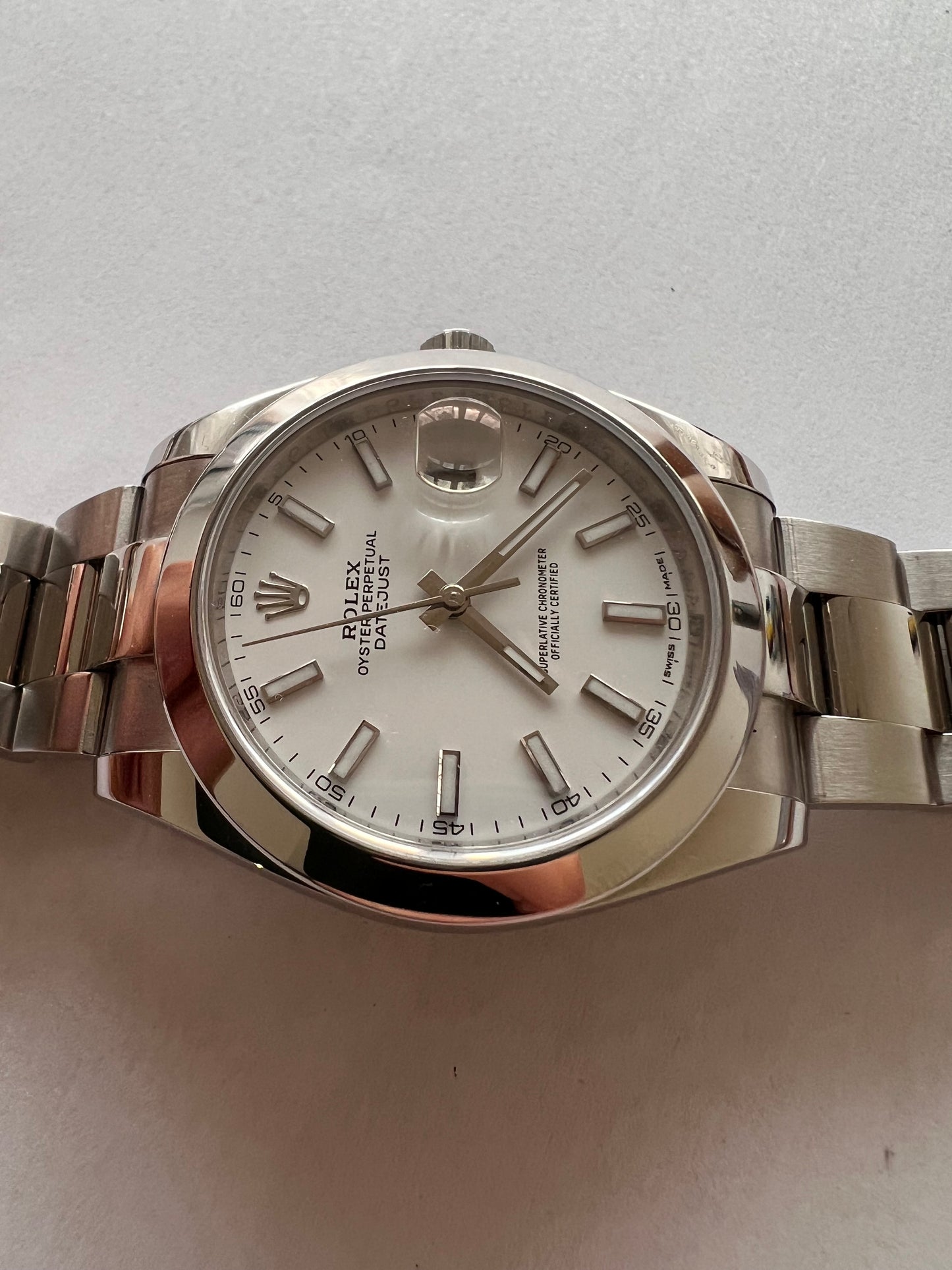 Rolex Datejust 126300 watch and box