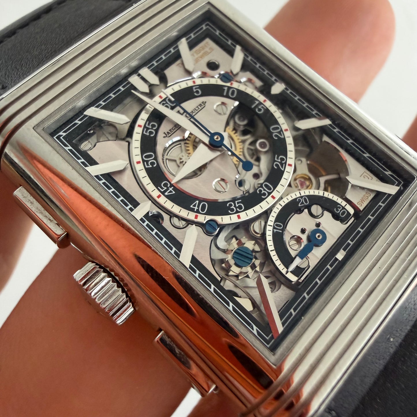 Jaeger-LeCoultre reverso duo face skeleton crono Q389848J