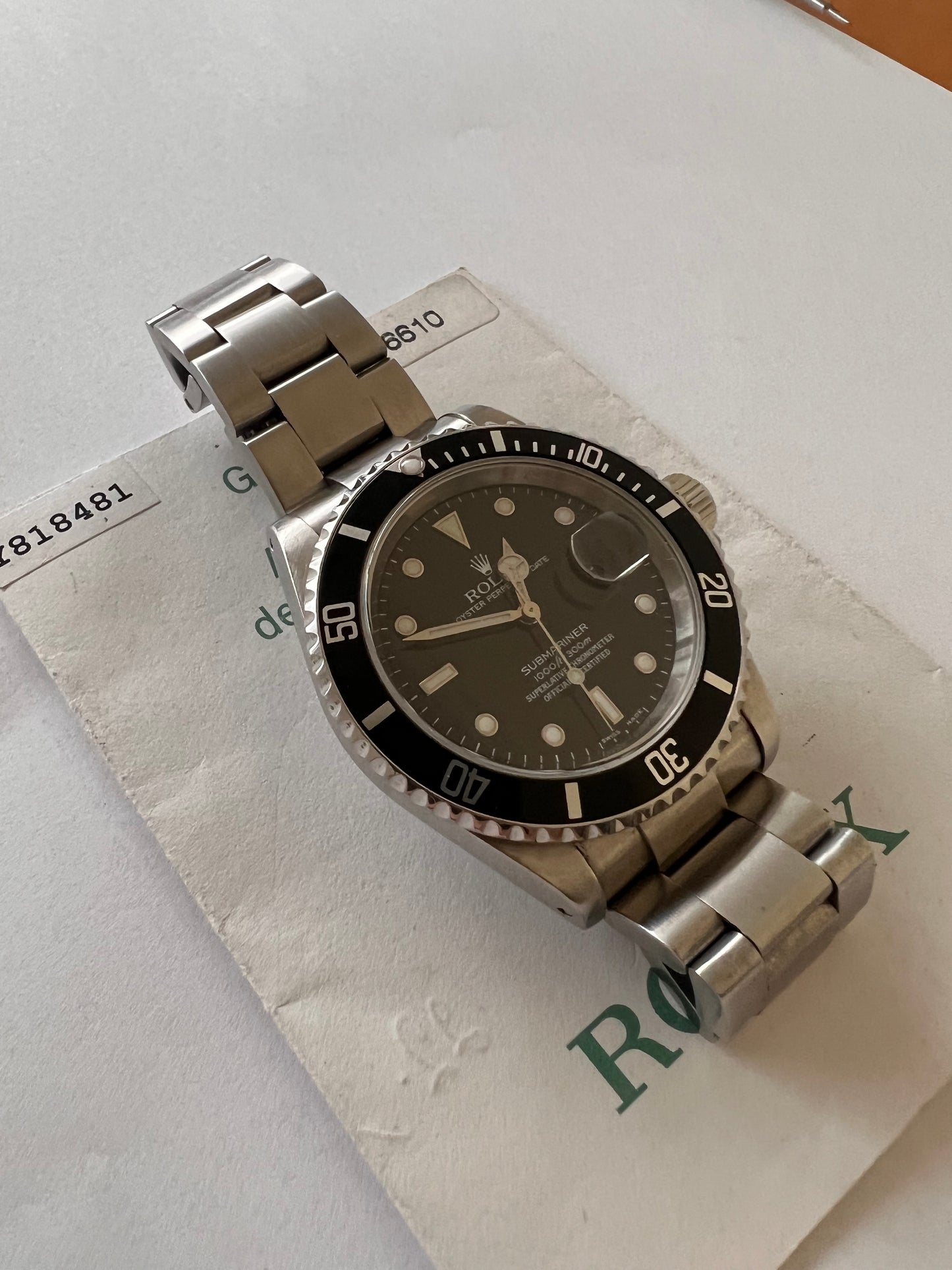 Rolex Submariner 16610 from 2004 full set