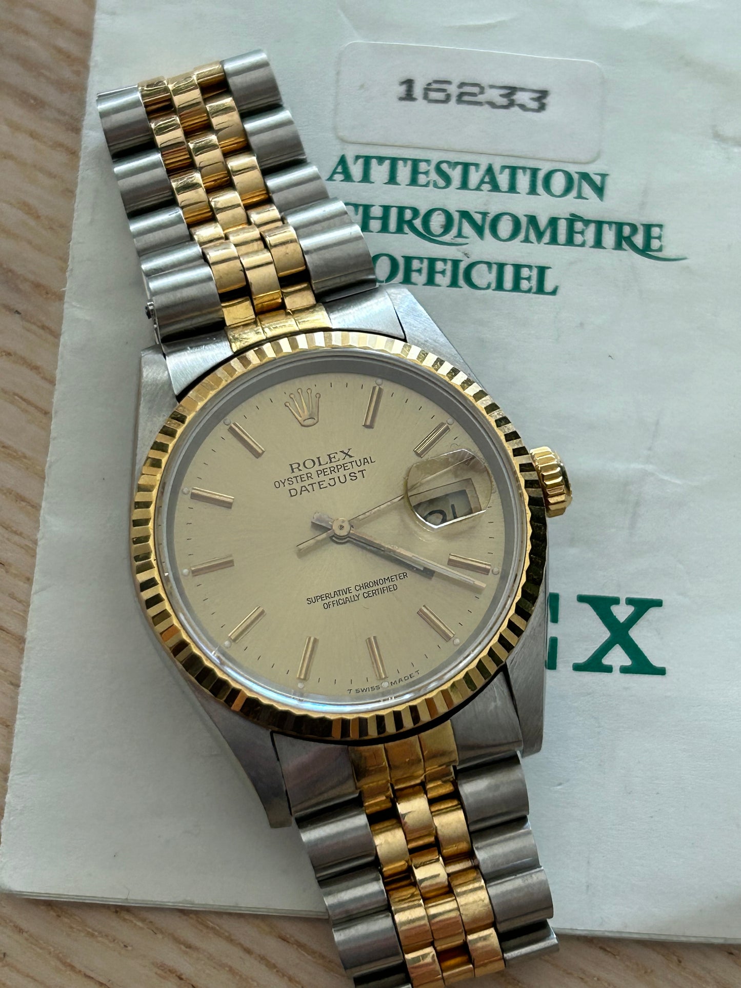 Rolex Datejust 16233