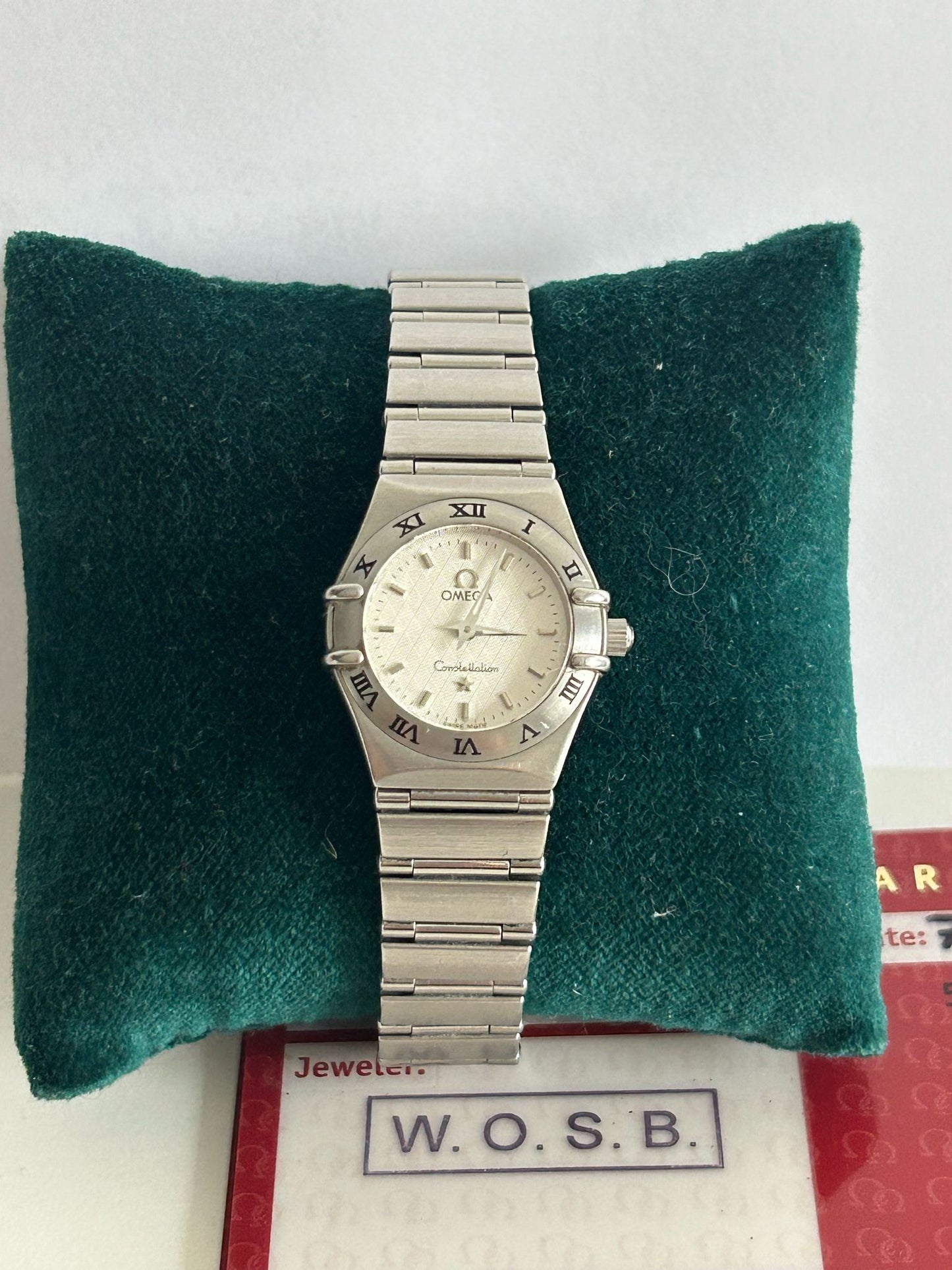 Omega Constellation lady Mop dial