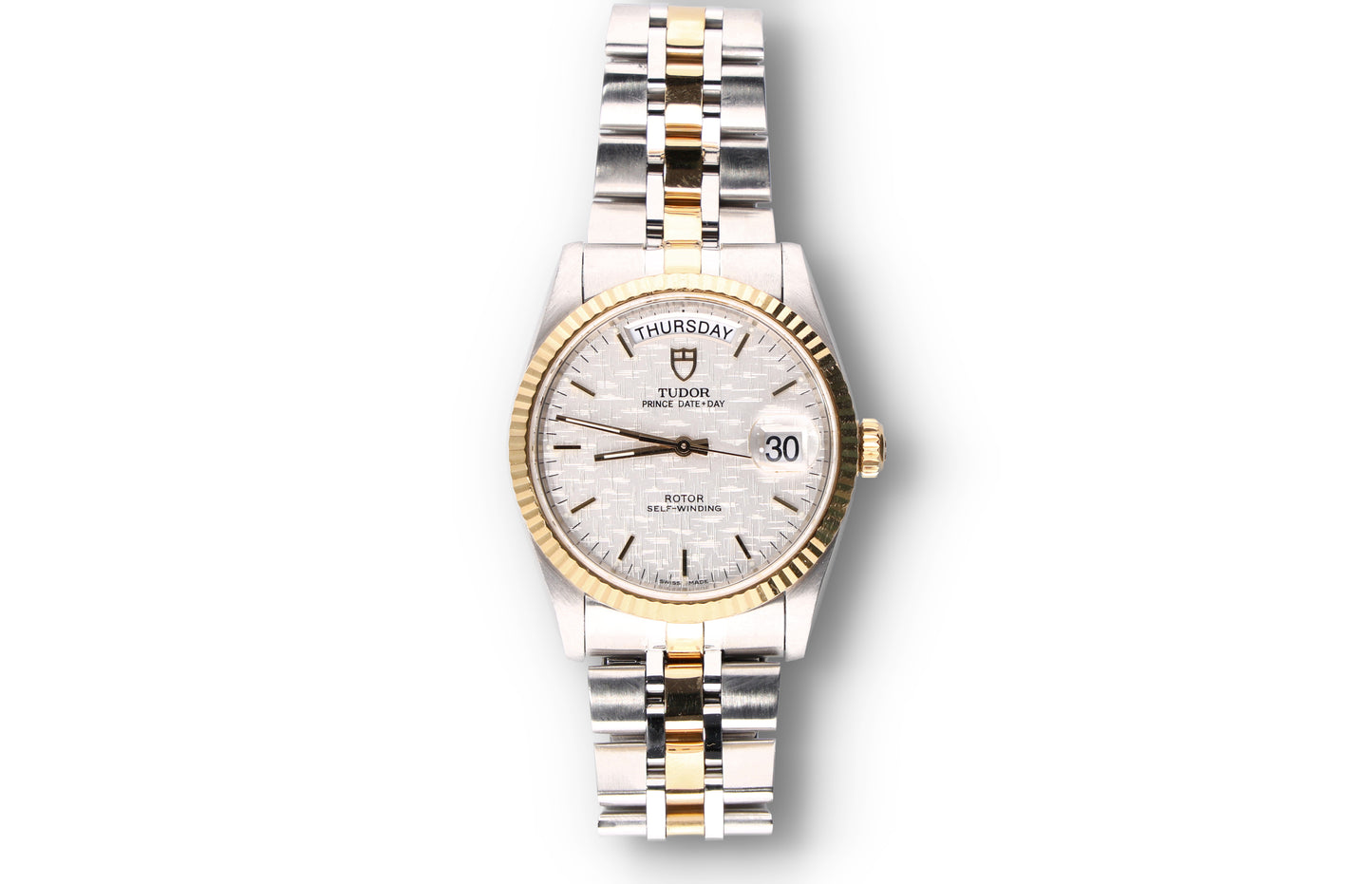 Tudor Prince Daydate 76213 linen silver
