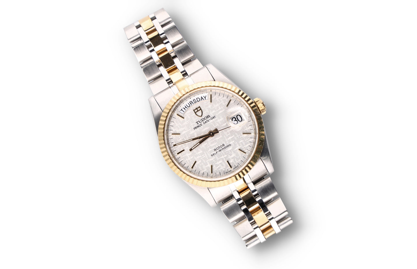 Tudor Prince Daydate 76213 linen silver