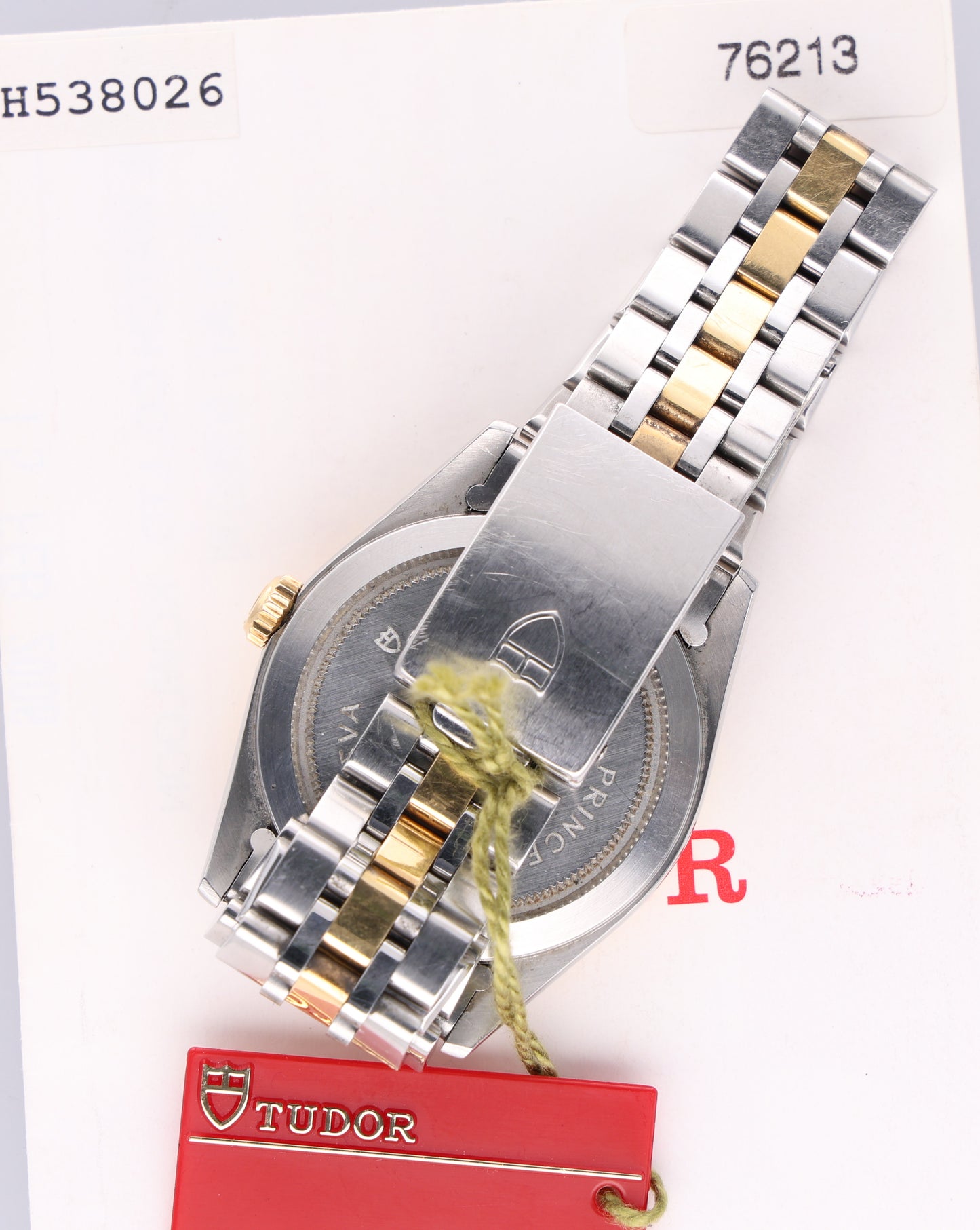 TUDOR 76213 36mm paper gold bezel