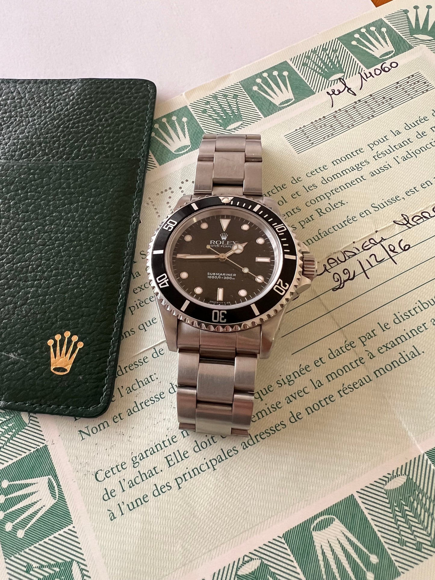 Rolex submariner 14060 from 1996 Full set