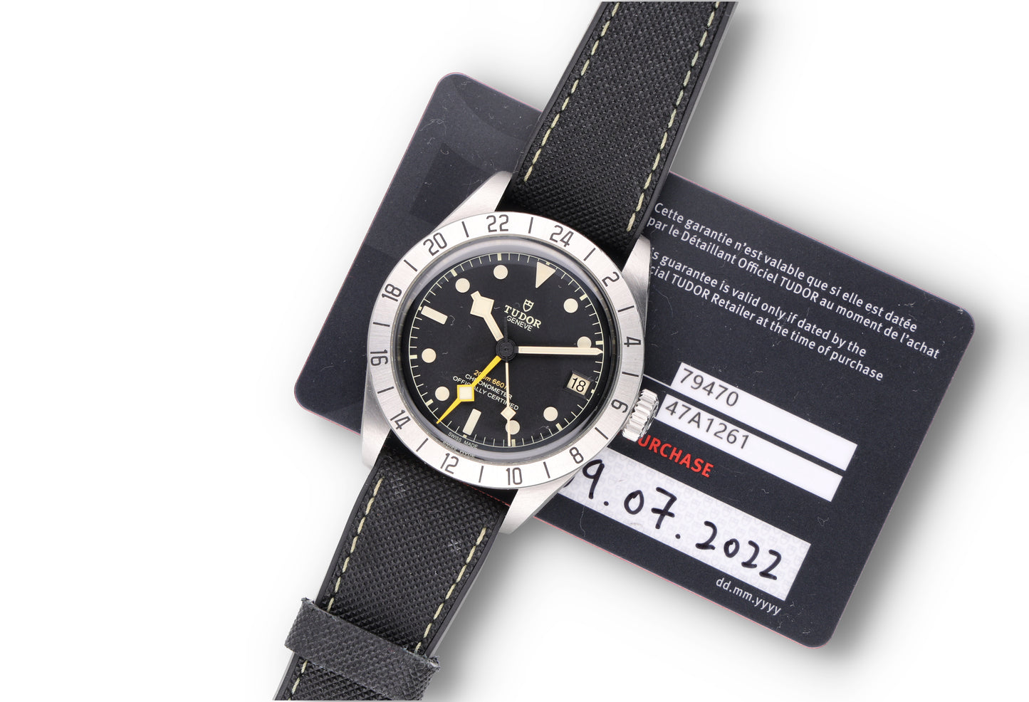 Tudor Black Bay Pro 79470 fabric