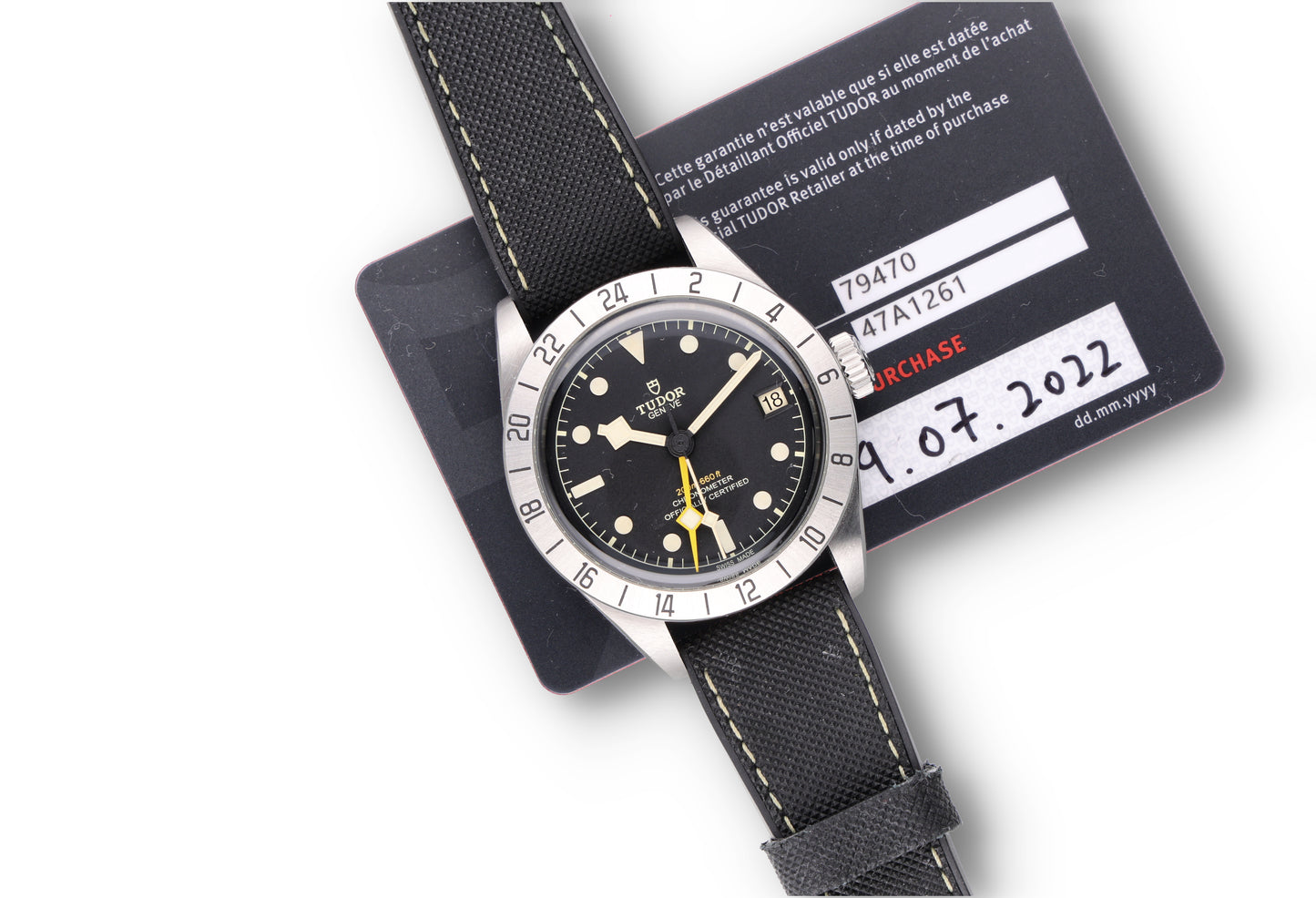 Tudor Black Bay Pro 79470 fabric
