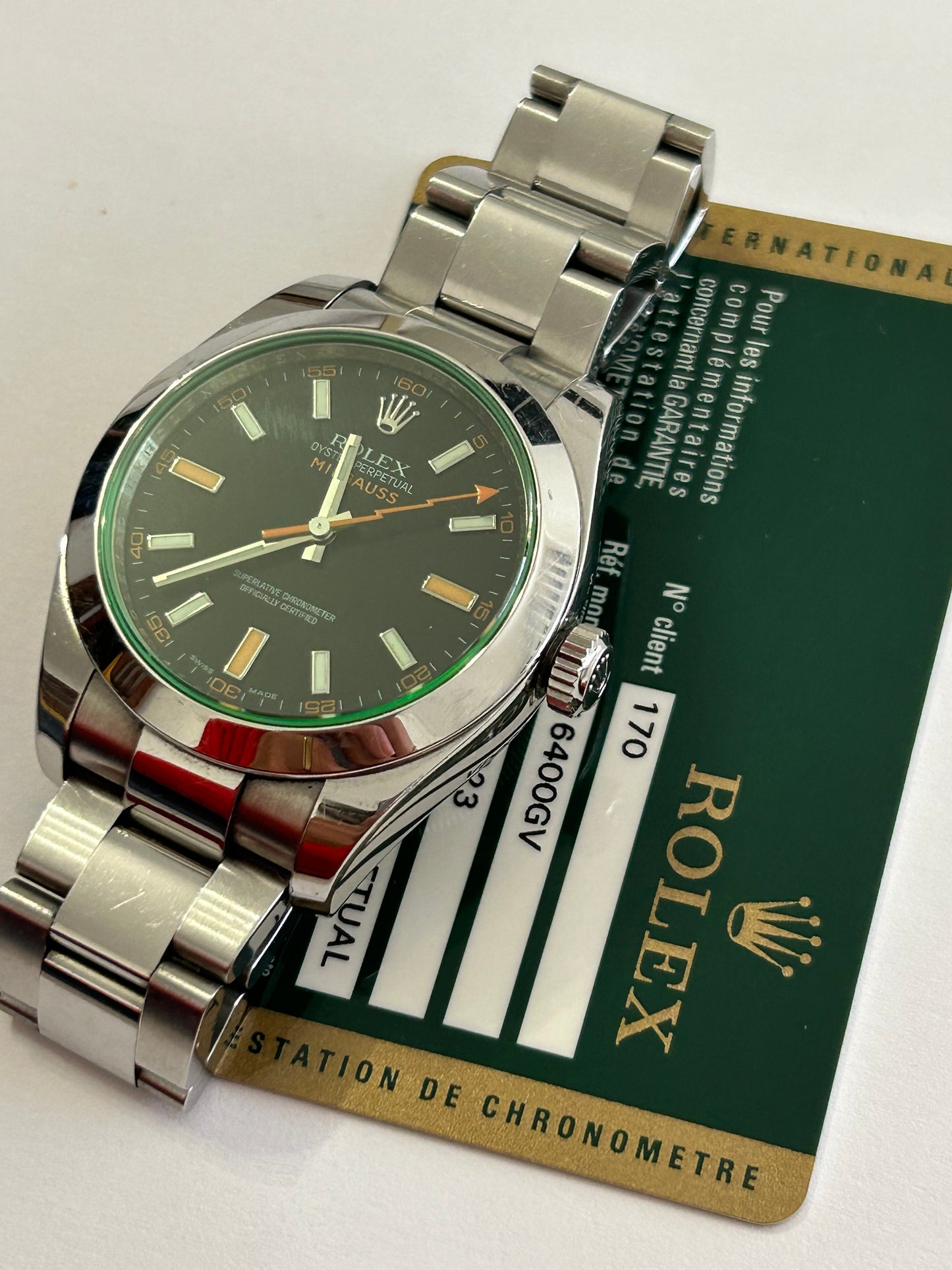 Rolex Milgauss 116400GV