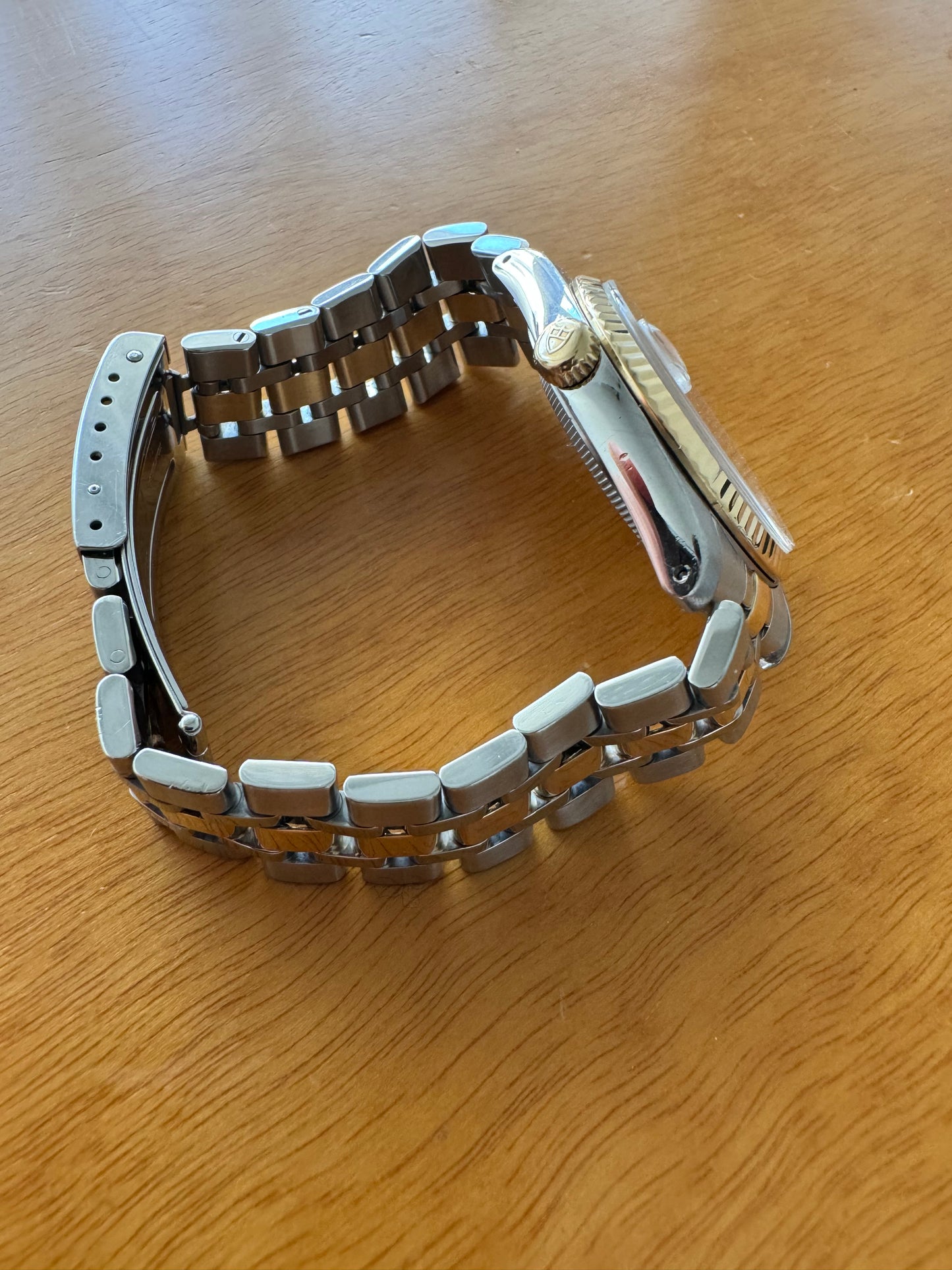 Tudor 74033 Prince date diamonds