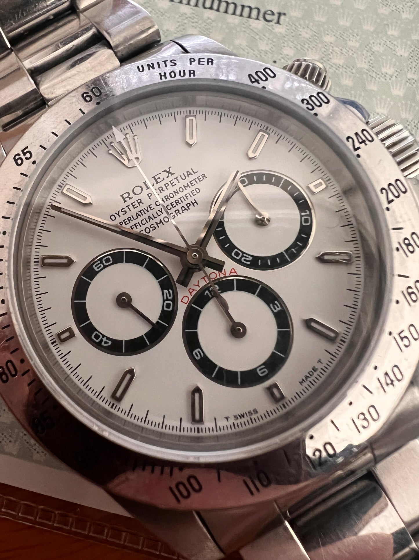 Rolex daytona zenith 16520 set t