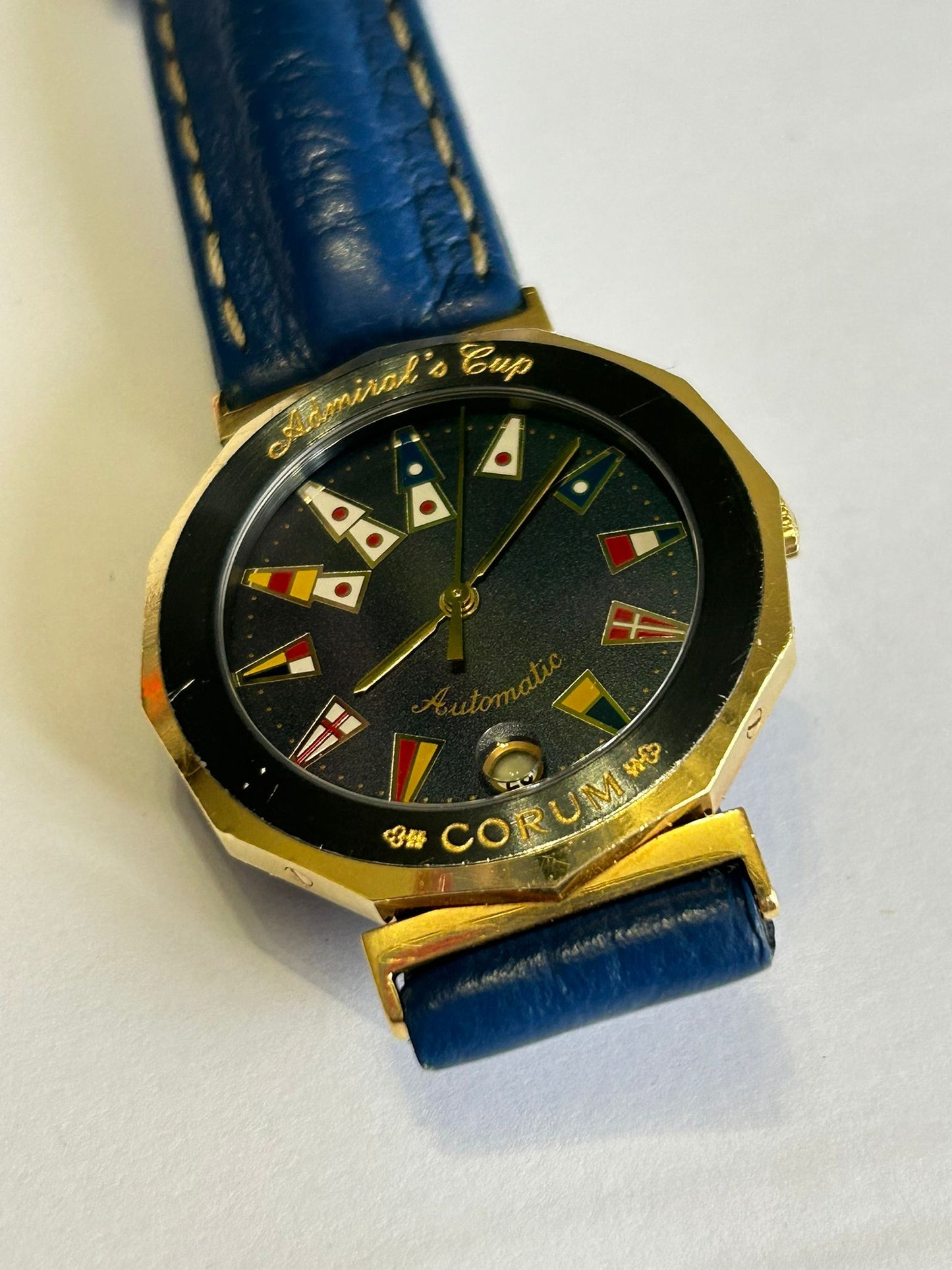 Corum admirals gold and ceramic