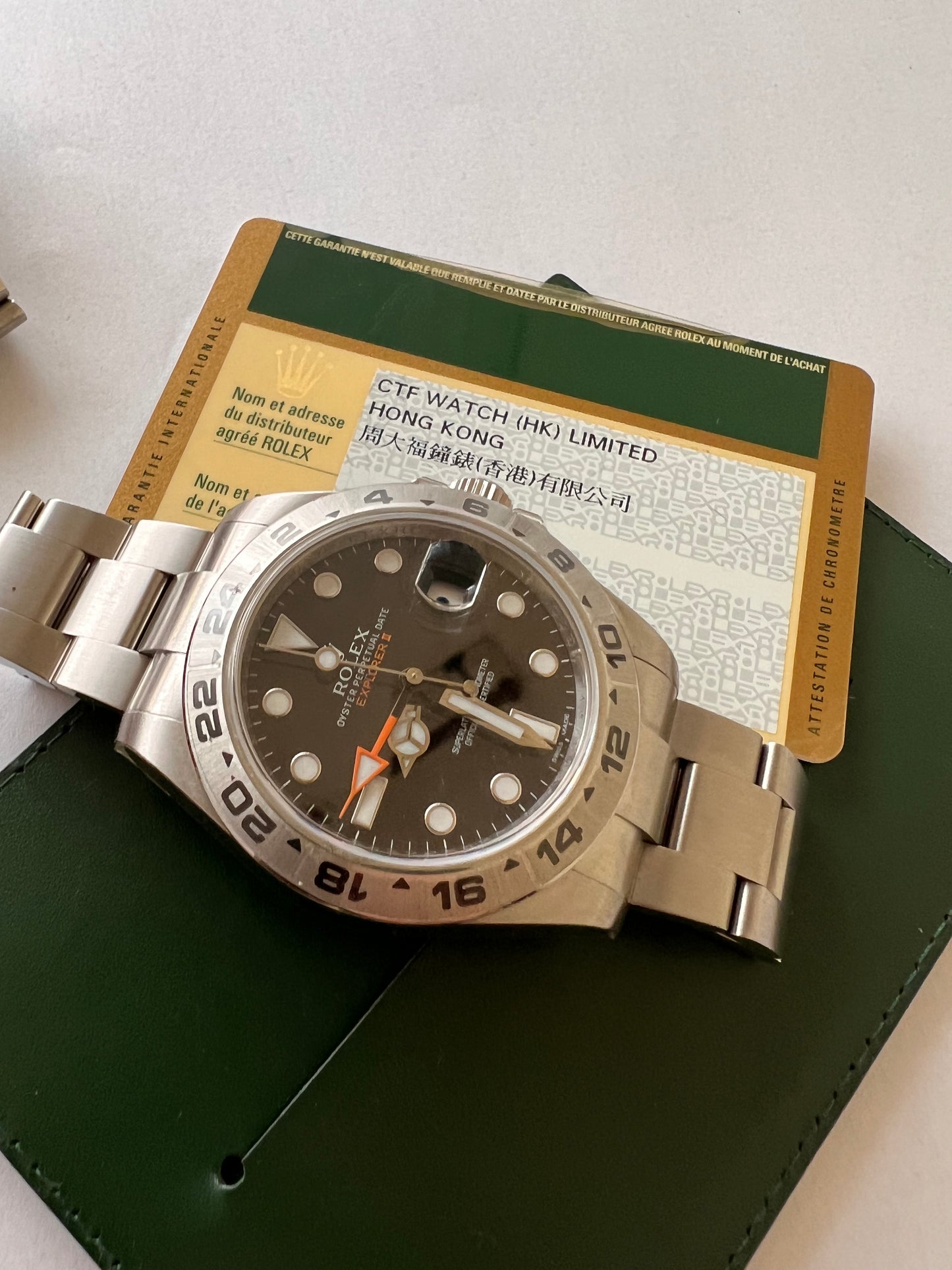 Rolex Explorer II 214570 stickers full set