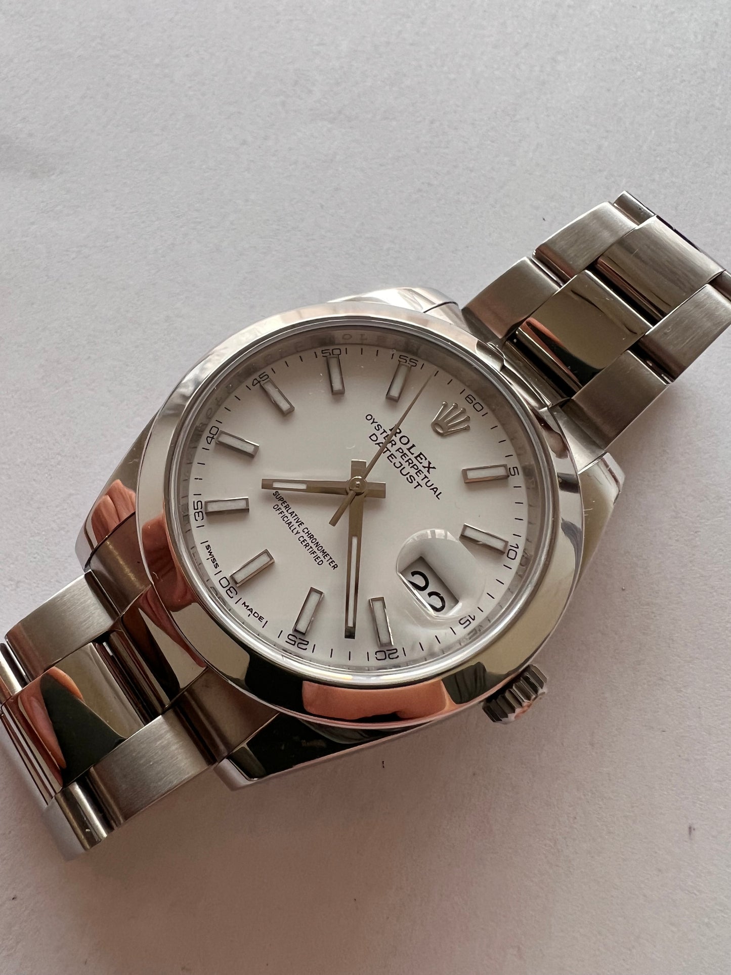 Rolex Datejust 126300 watch and box