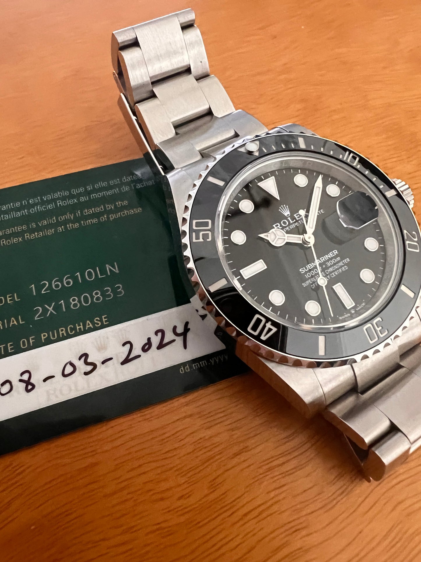 Rolex Submariner 126610Ln new 2024