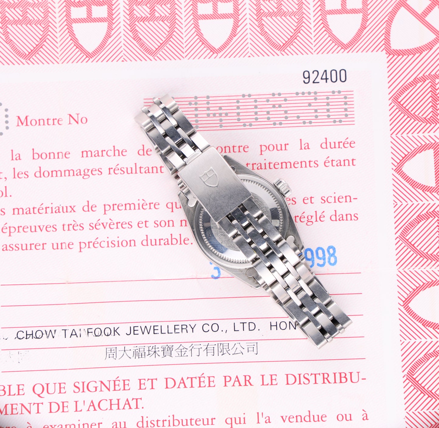 TUDOR 92400 lady paper