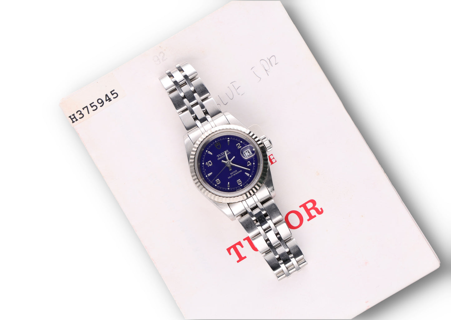 Tudor Princess date blue dial 92414
