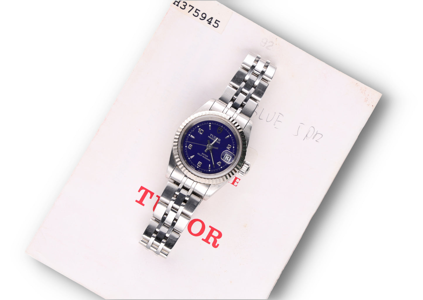 Tudor Princess date blue dial 92414