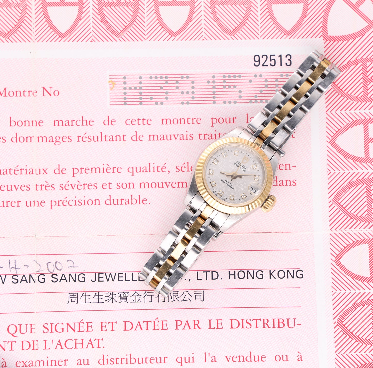 TUDOR 93513 lady paper