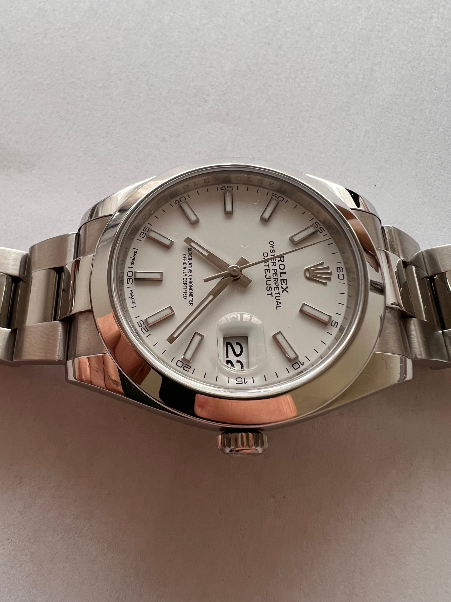 Rolex Datejust 126300 watch and box
