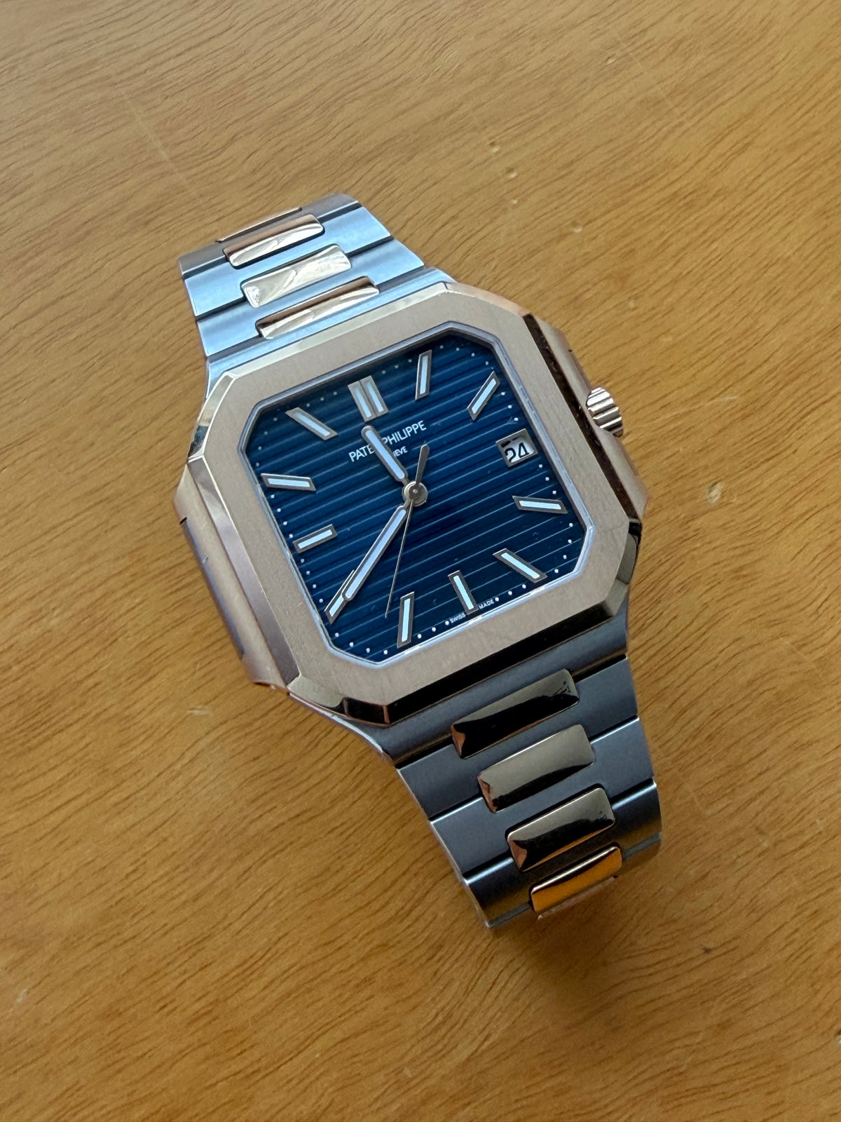 Patek Philippe Cubitus Blue Index Bracelet 5821/1AR-001