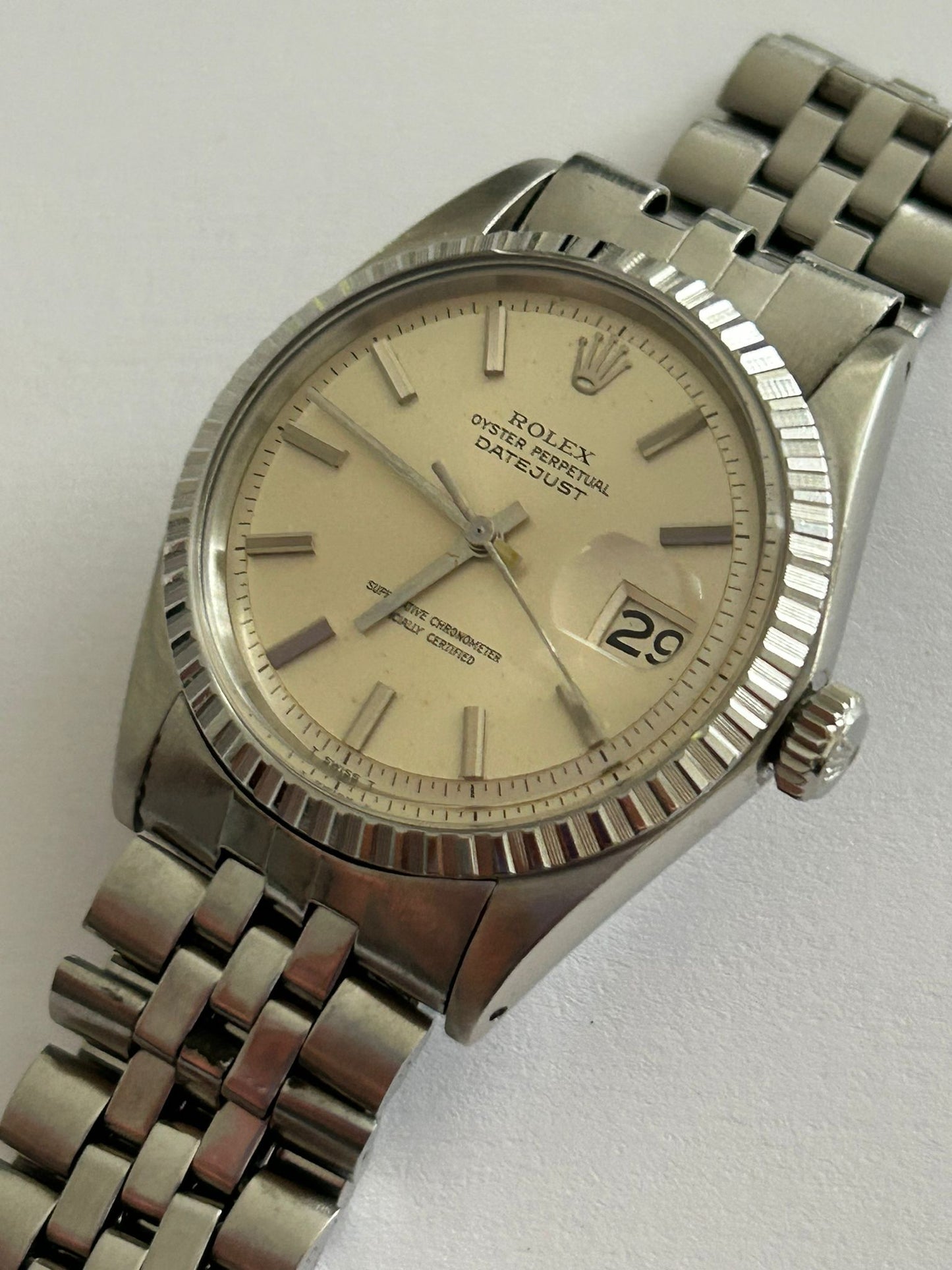 Rolex Datejust 1601, from 1972 big logo