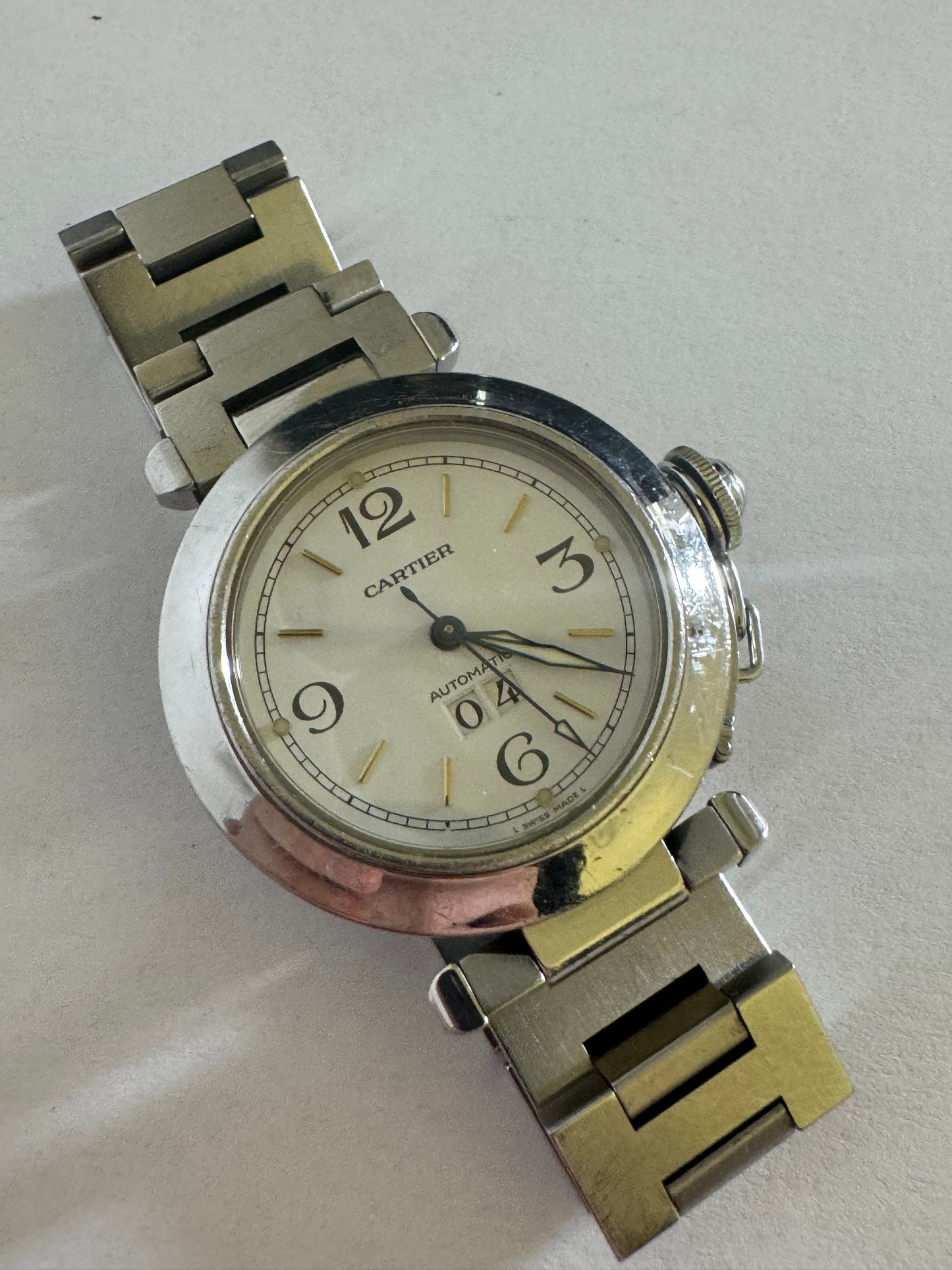 Cartier pasha gran data 2475