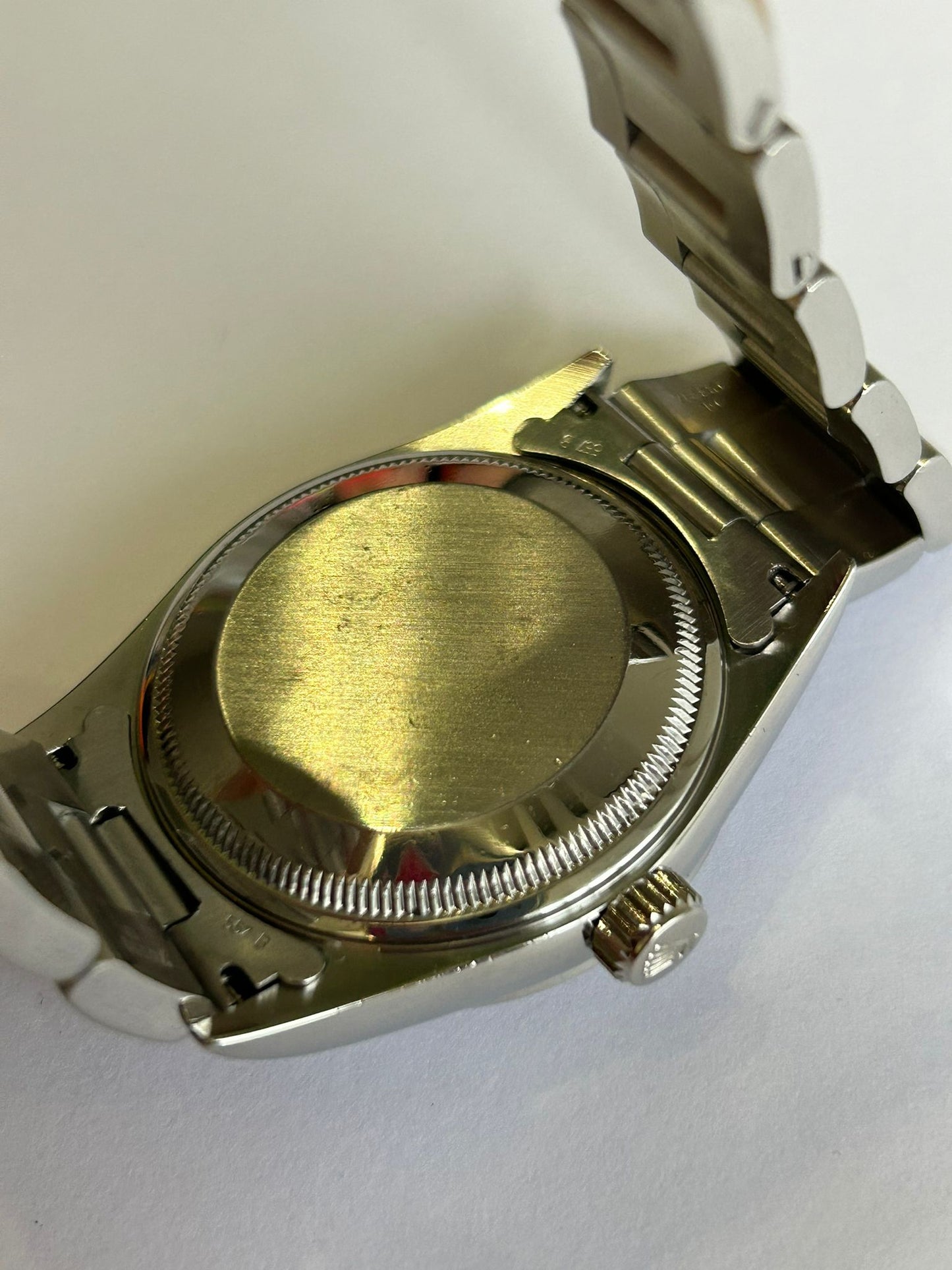 Rolex date 15000 34 mm cassa senza fori