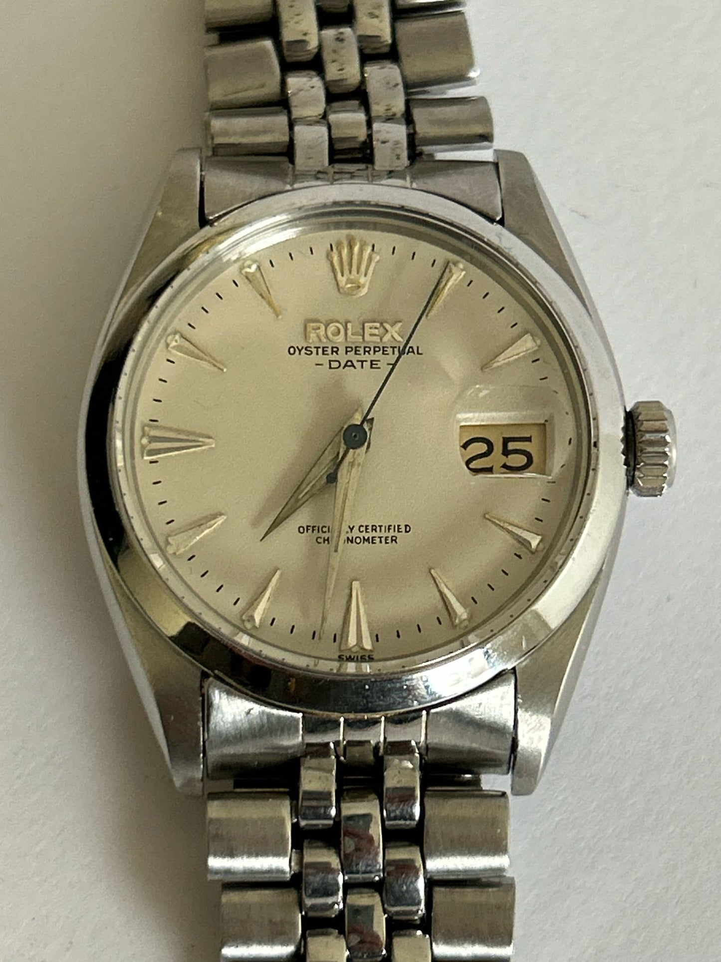 Rolex date jubilee big logo clasp