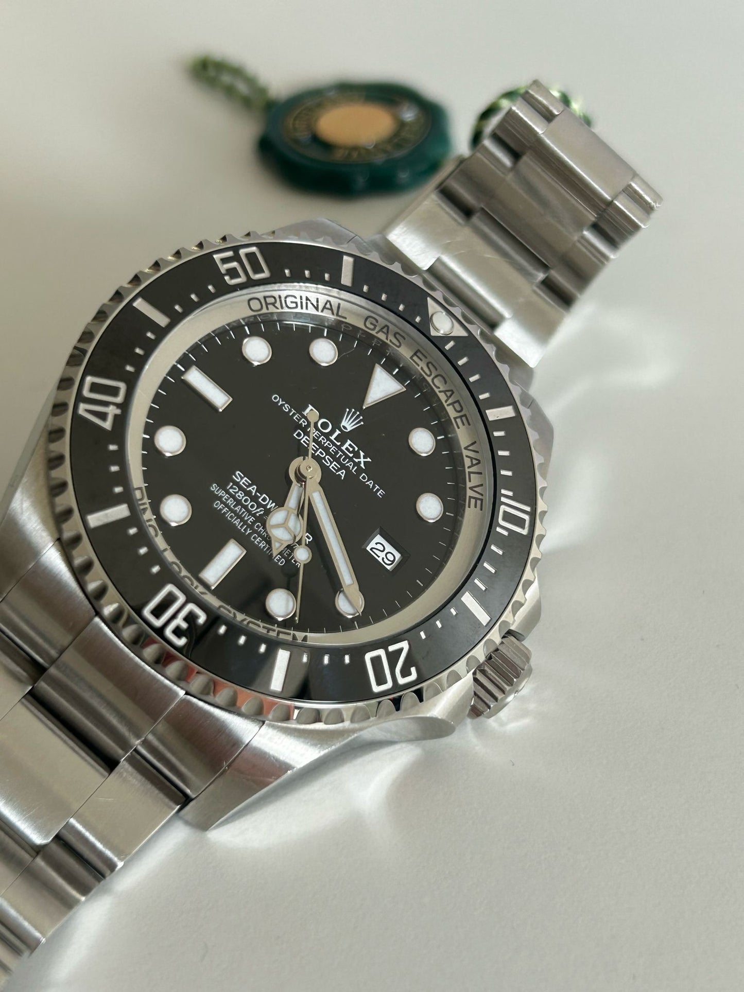 Rolex seadweller 126600 service card