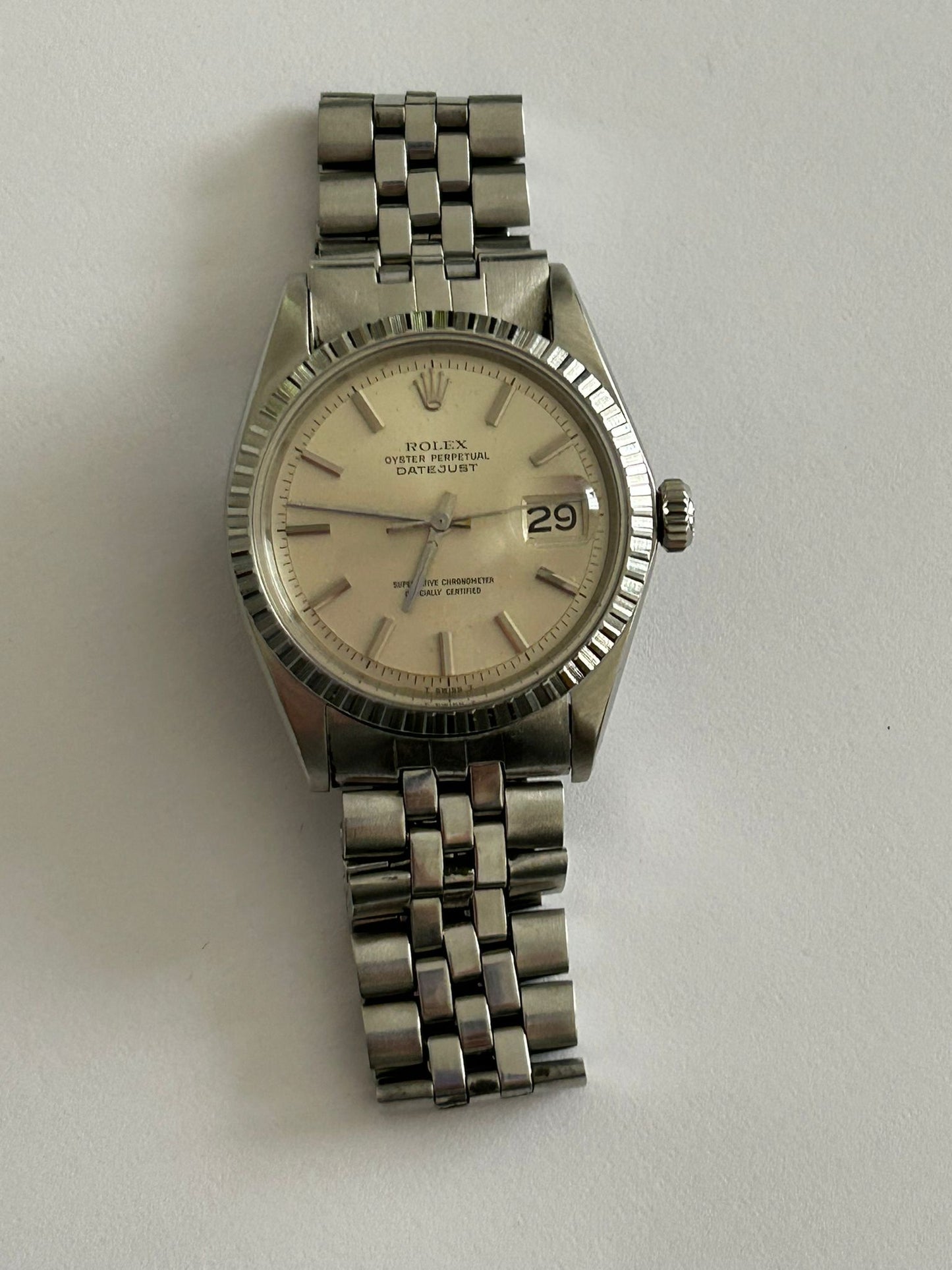 Rolex Datejust 1601, from 1972 big logo