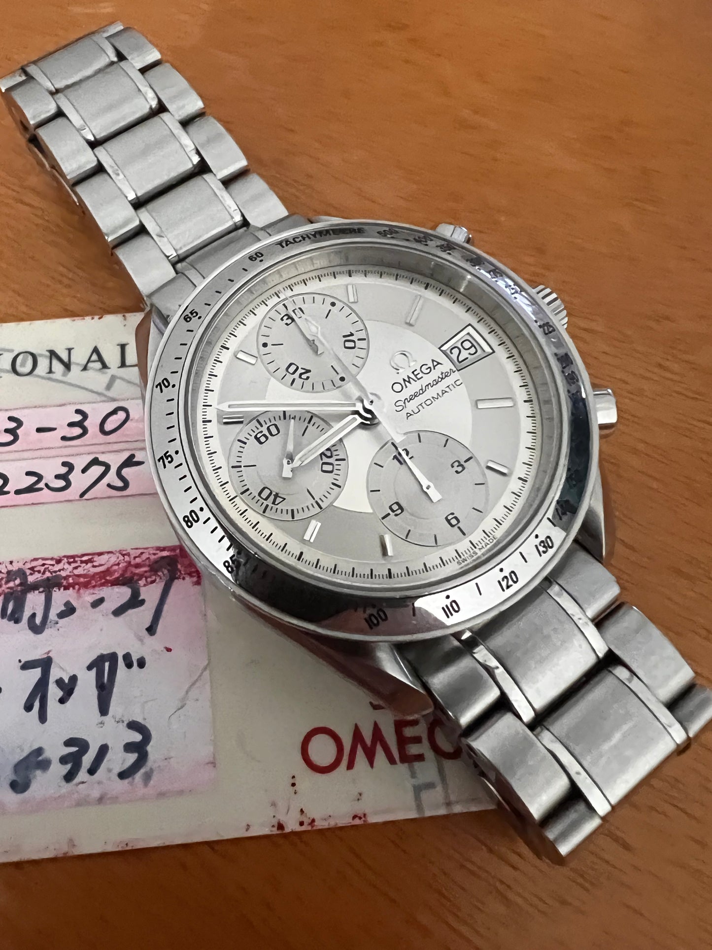 Omega speedmaster automatic 3513-30 white
