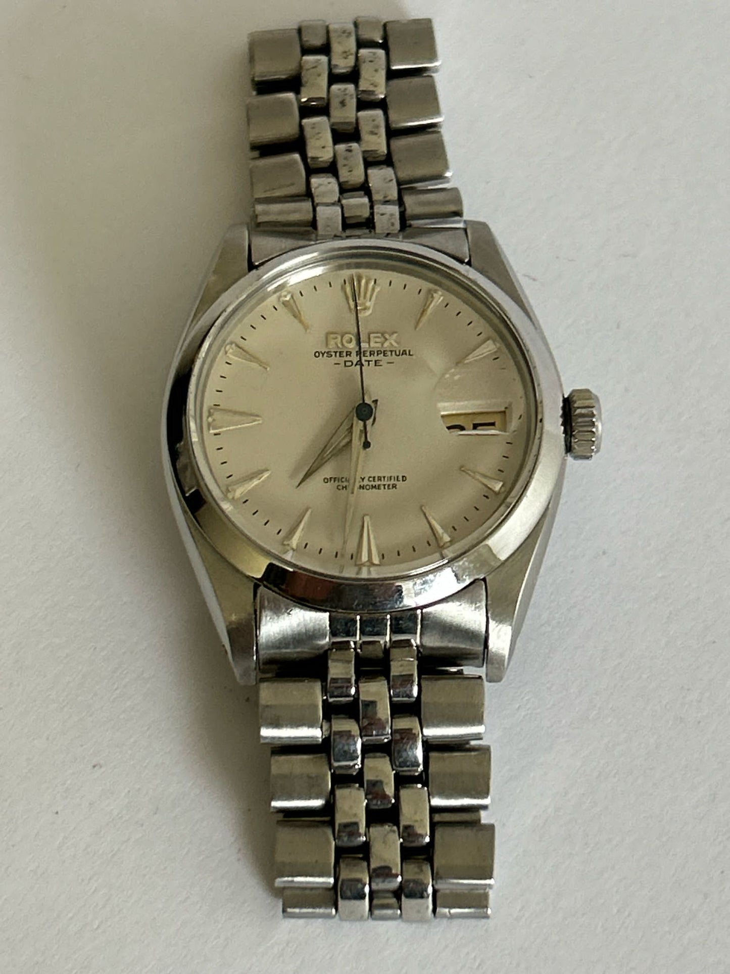Rolex date jubilee big logo clasp
