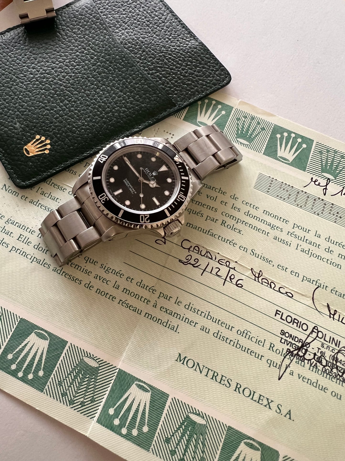 Rolex submariner 14060 from 1996 Full set