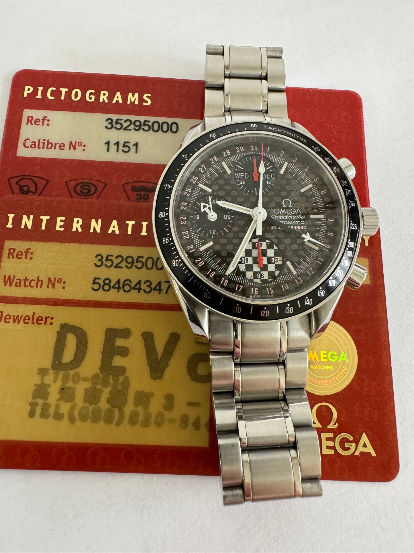 Omega 35295000 Schumacher
speedmaster