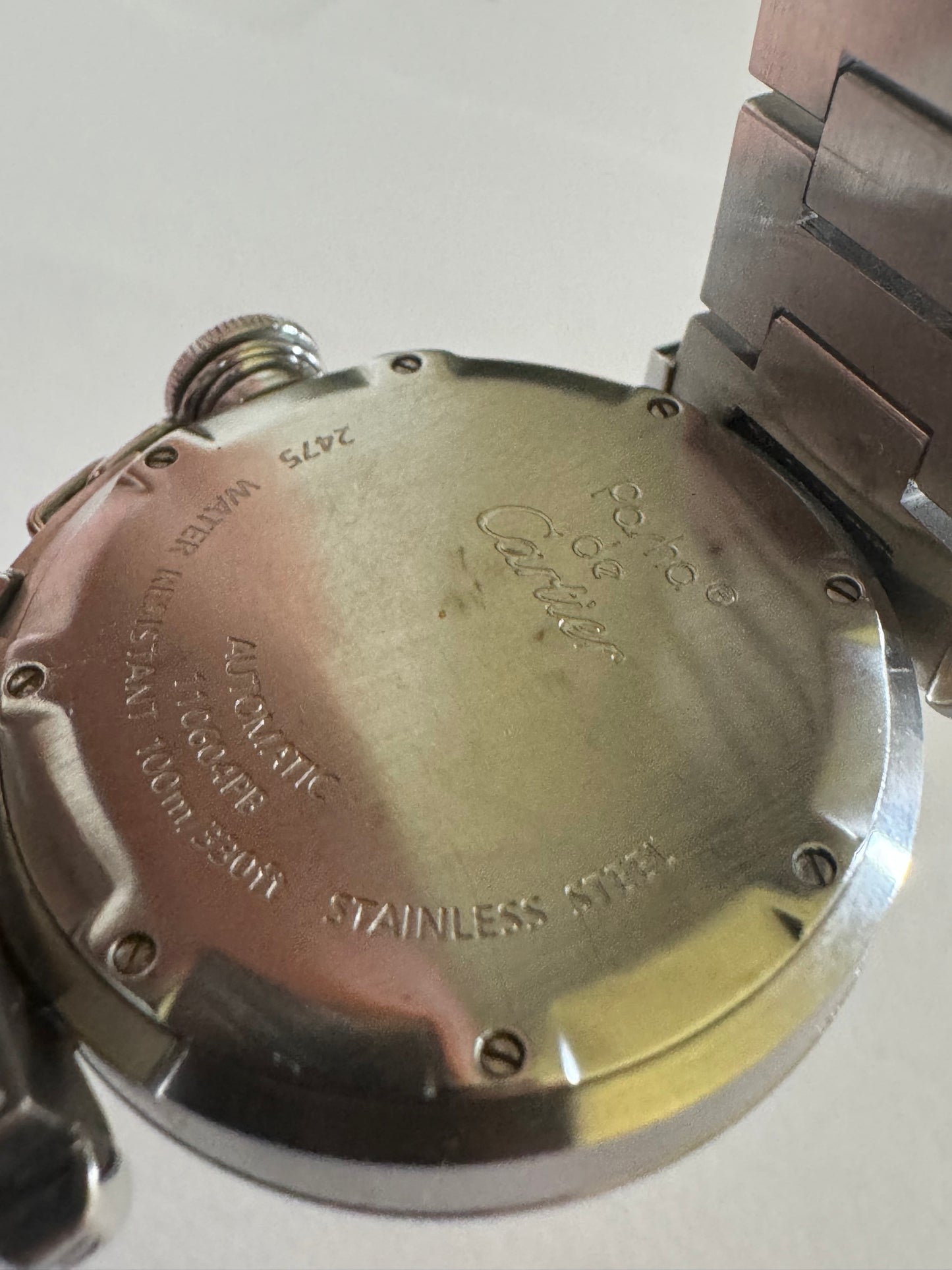 Cartier pasha gran data 2475
