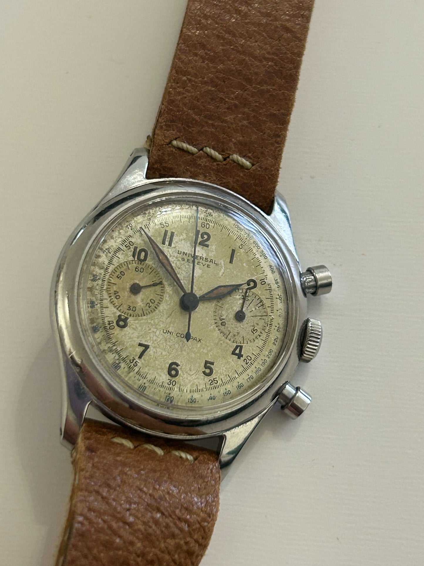 Universal Geneve 22292 uni compax tasti a pompa