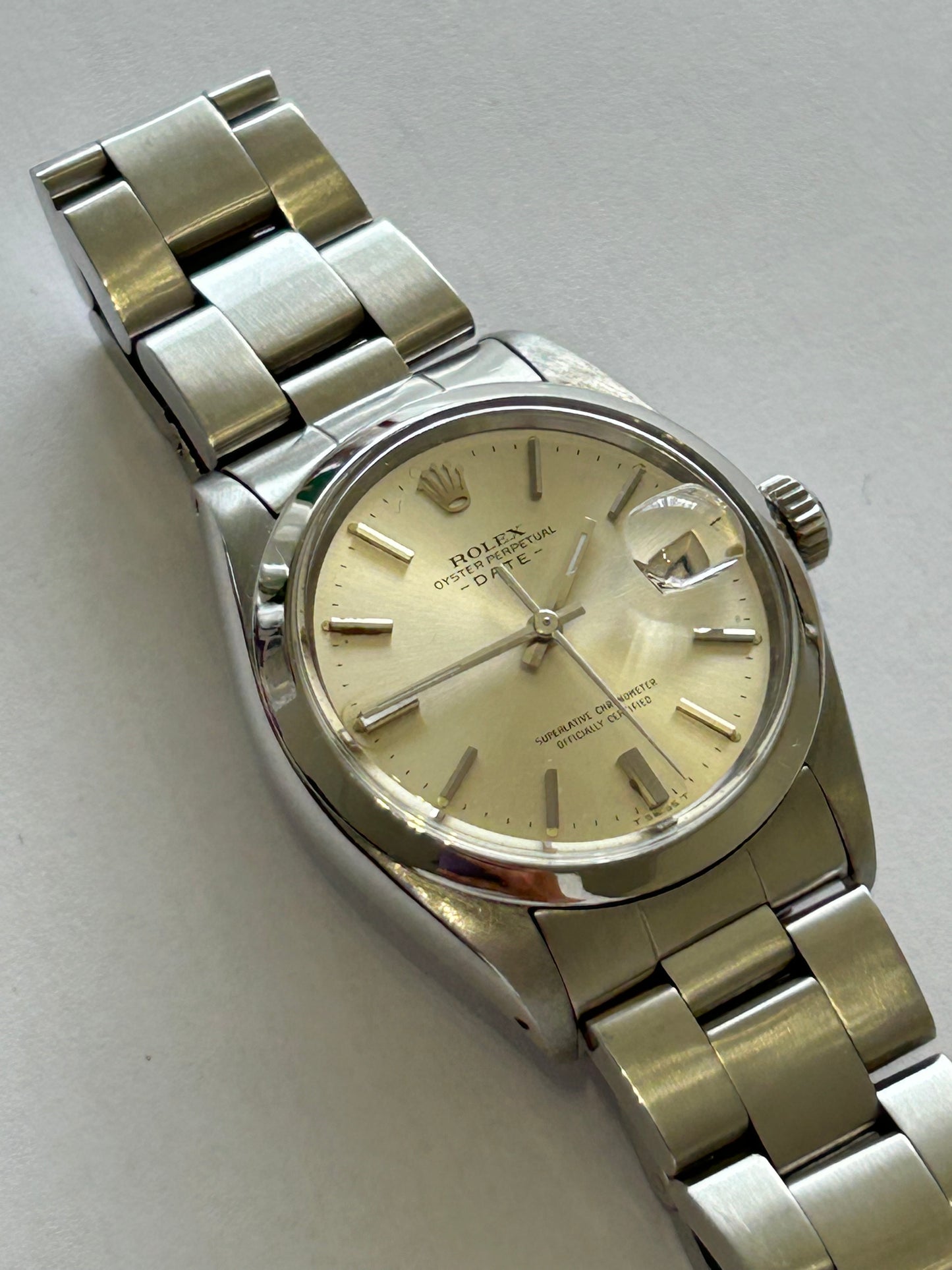 Rolex date 1500 34 mm automatico