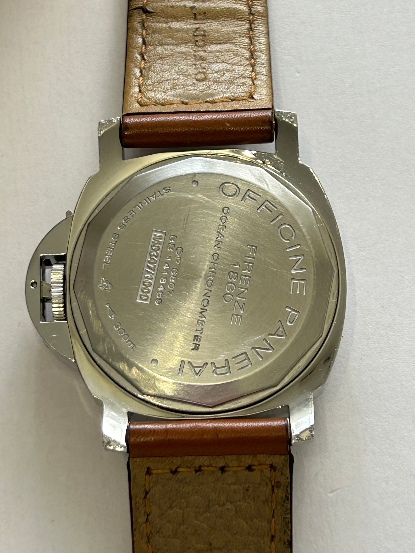 Panerai luminor gmt pam00029 tuxedo dial tritium