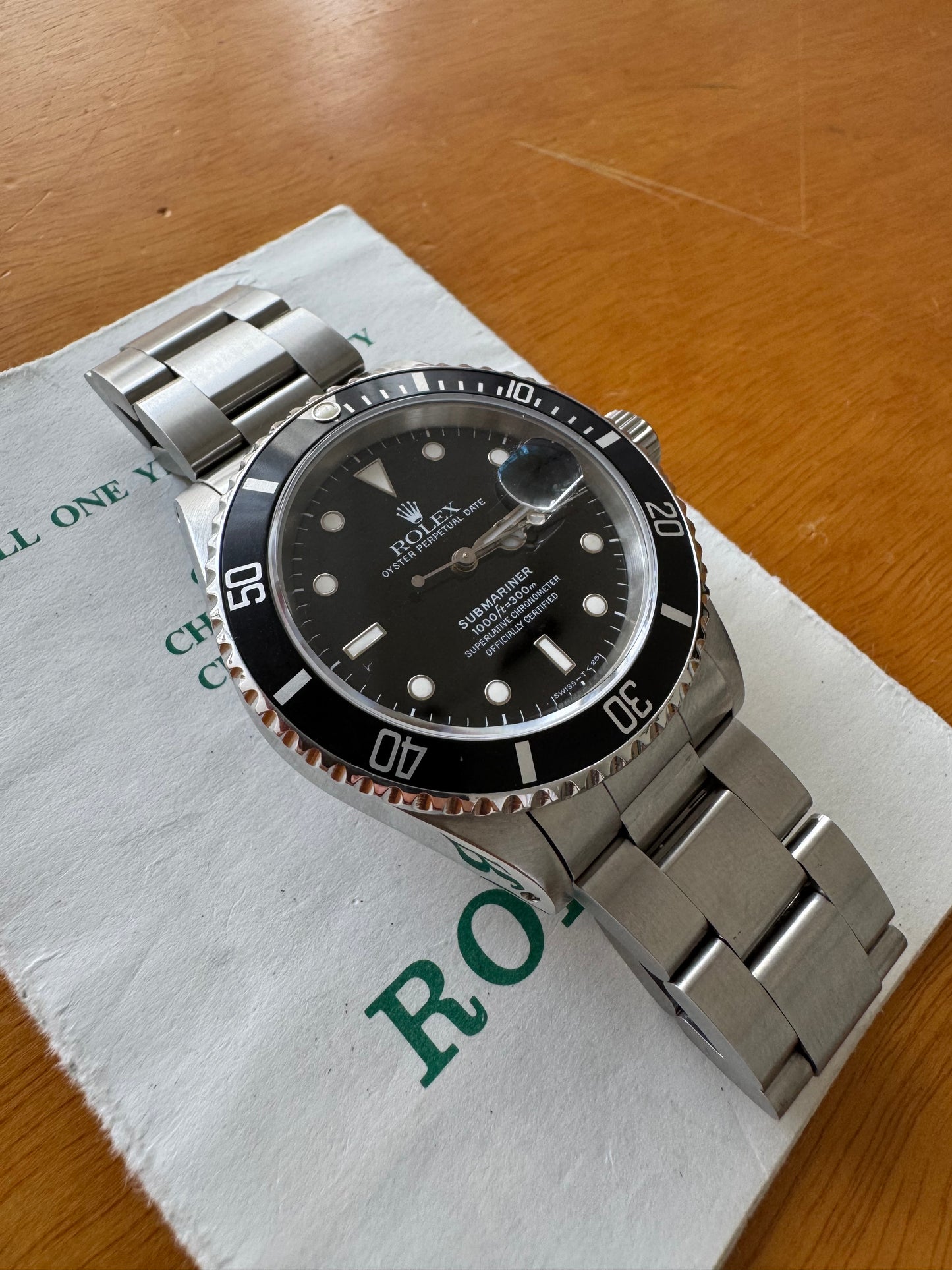 Rolex Submariner 16610 seriale N