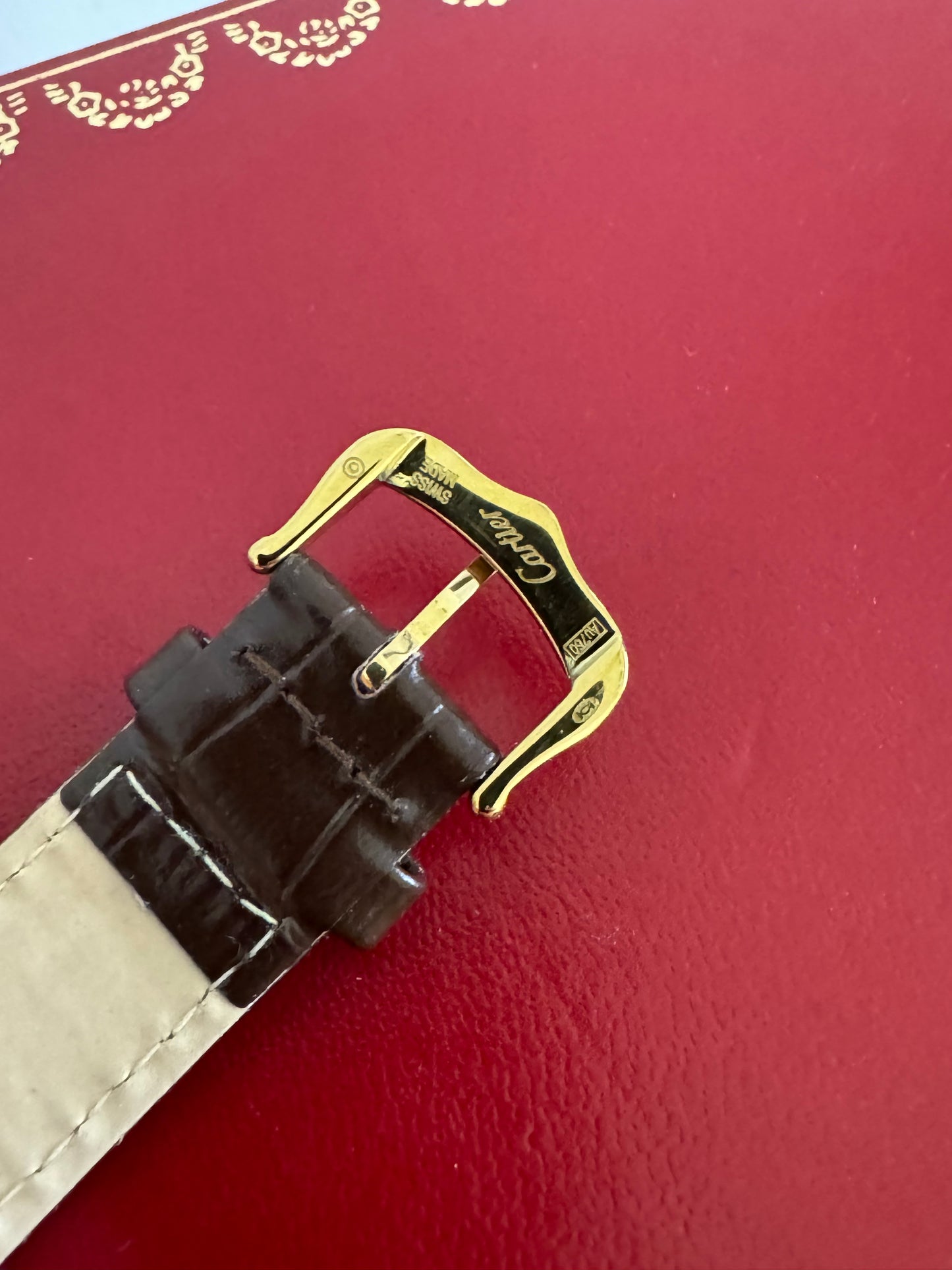 Cartier tank manual wood