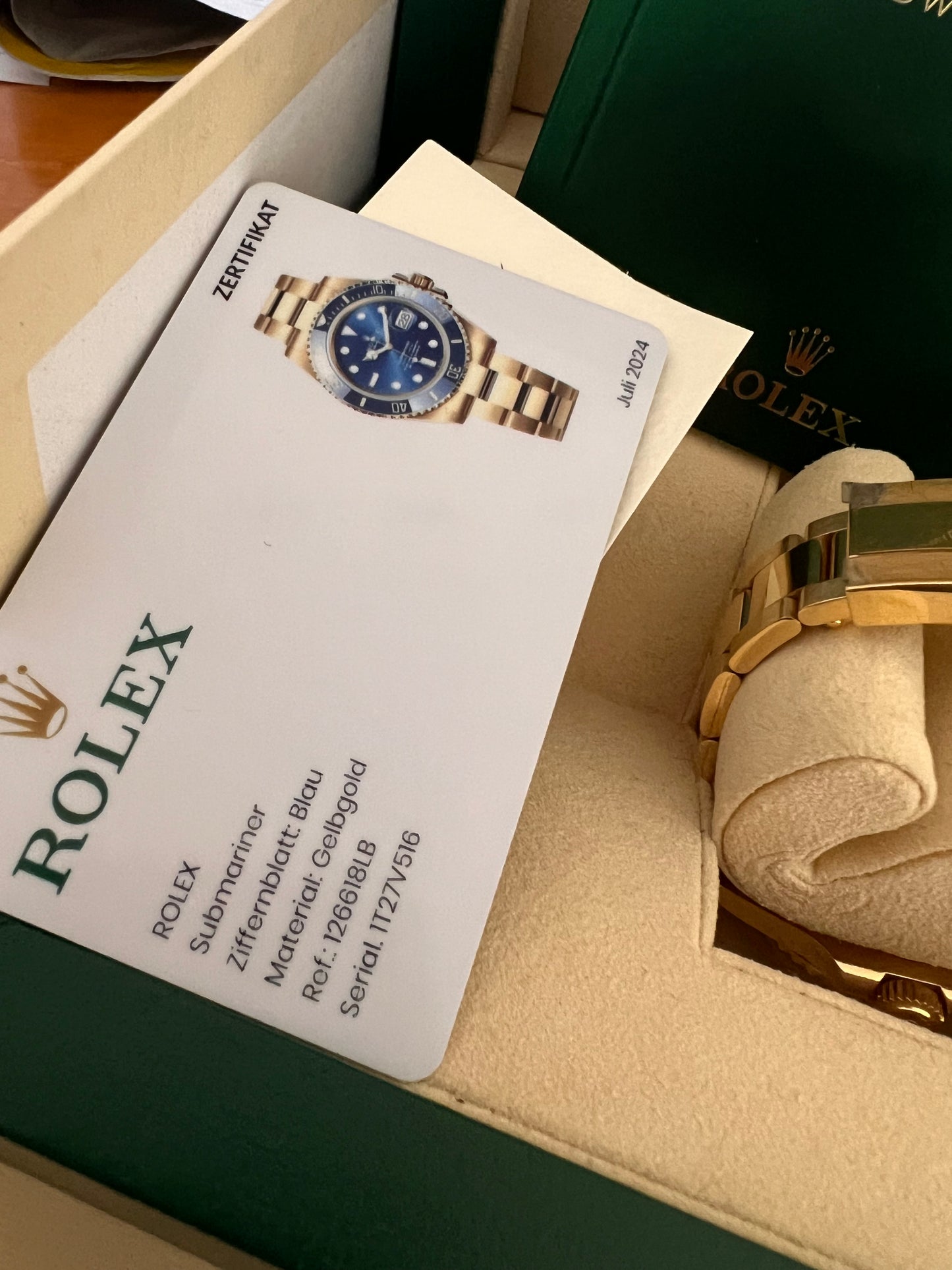 Rolex submariner 126618Lb 2021