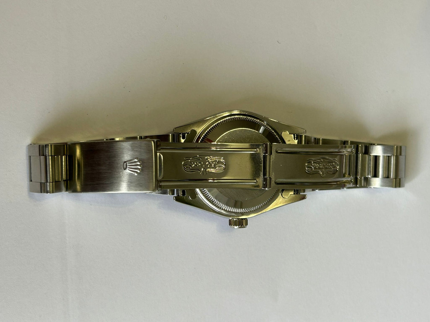 Rolex date 15000 34 mm cassa senza fori