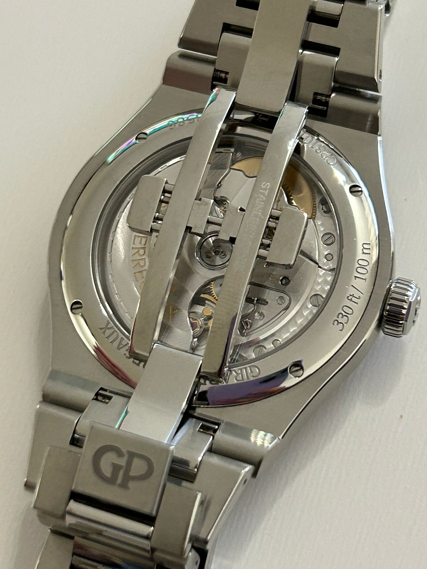 Girard-Perregaux Laureato green dial full set 49931