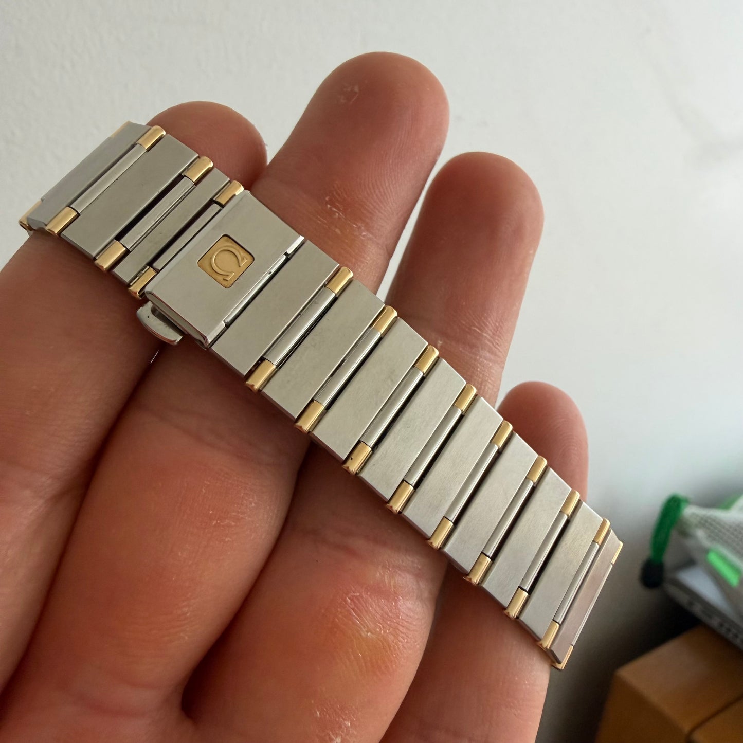 Omega Constellation Quartz 34mm steel gold