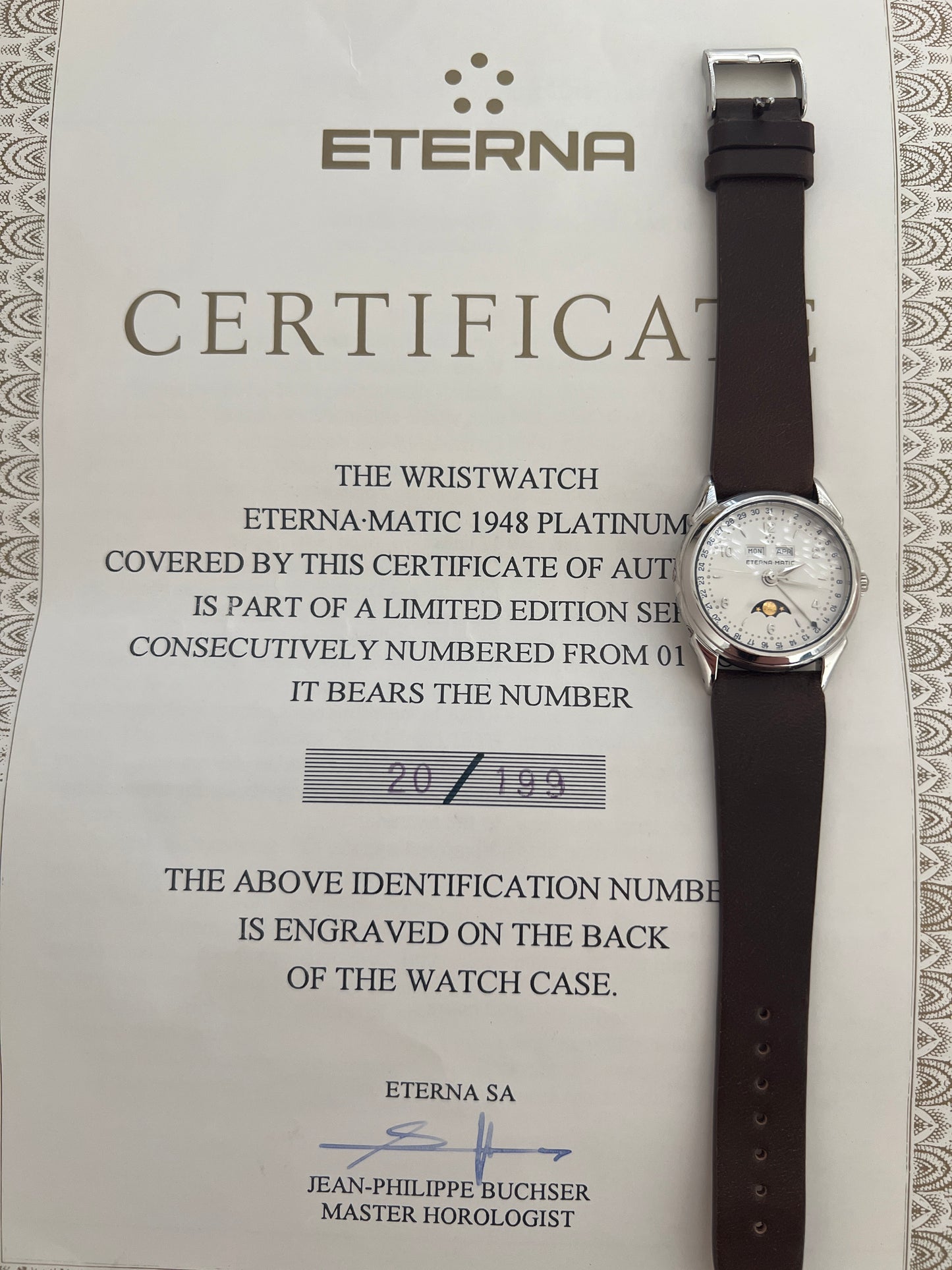 Eterna Platino Triple date 3406.78